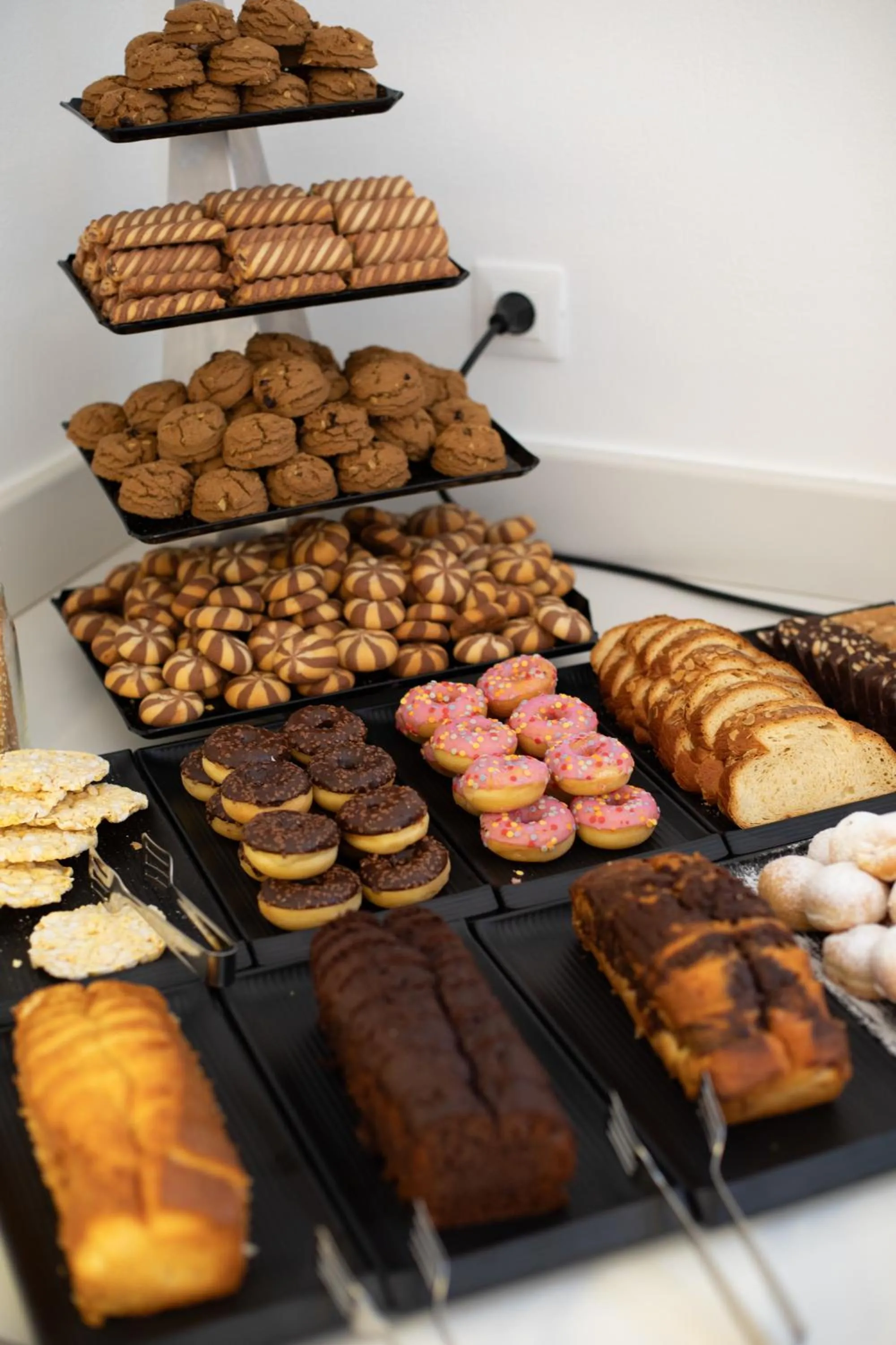 Buffet breakfast in The George Hotel Mykonos