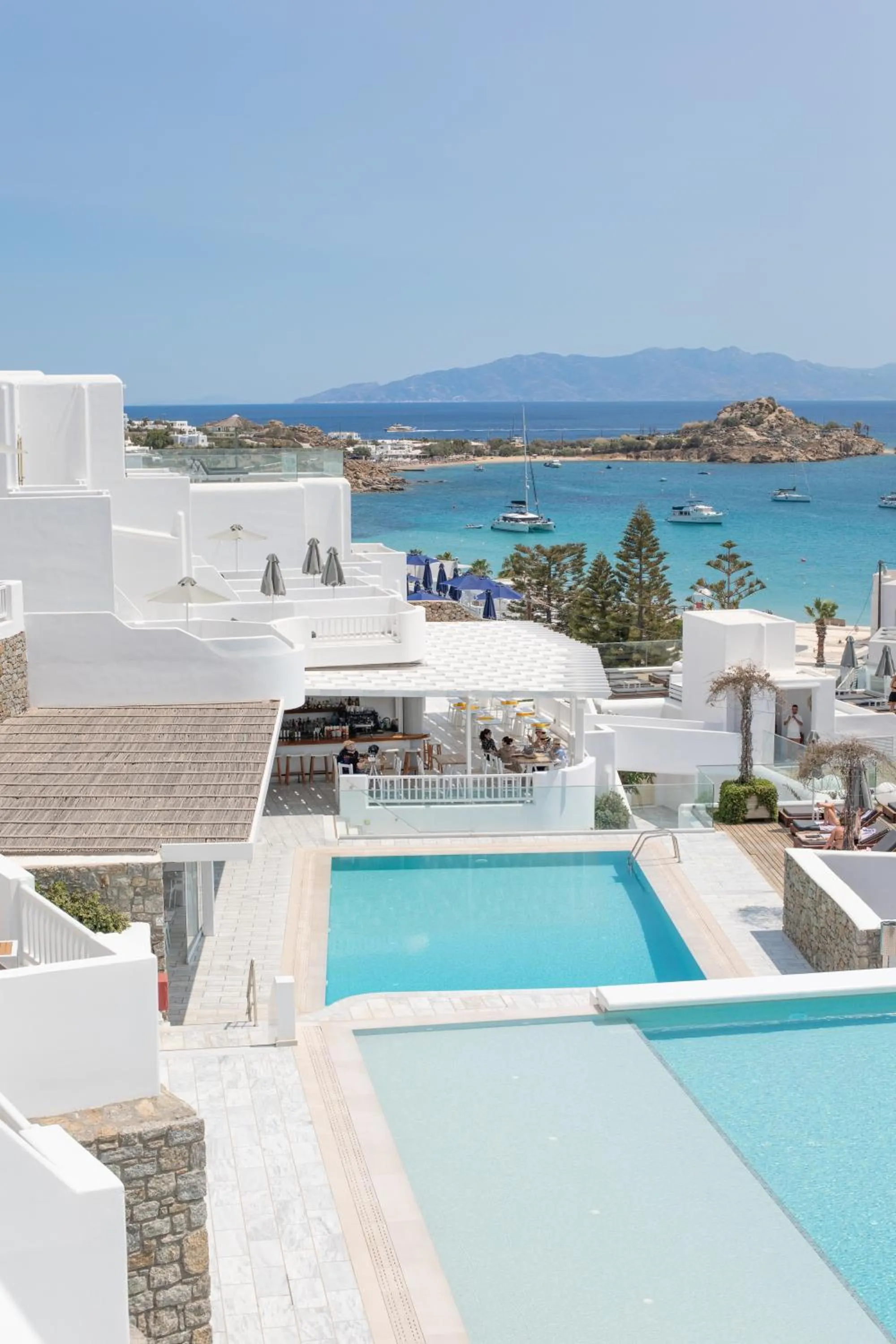 Swimming pool in The George Hotel Mykonos