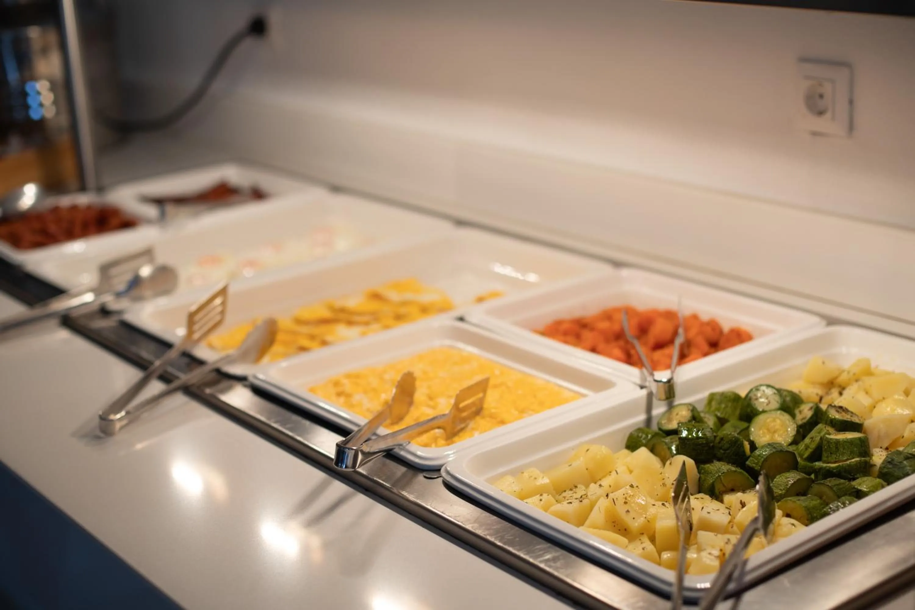 Buffet breakfast in The George Hotel Mykonos