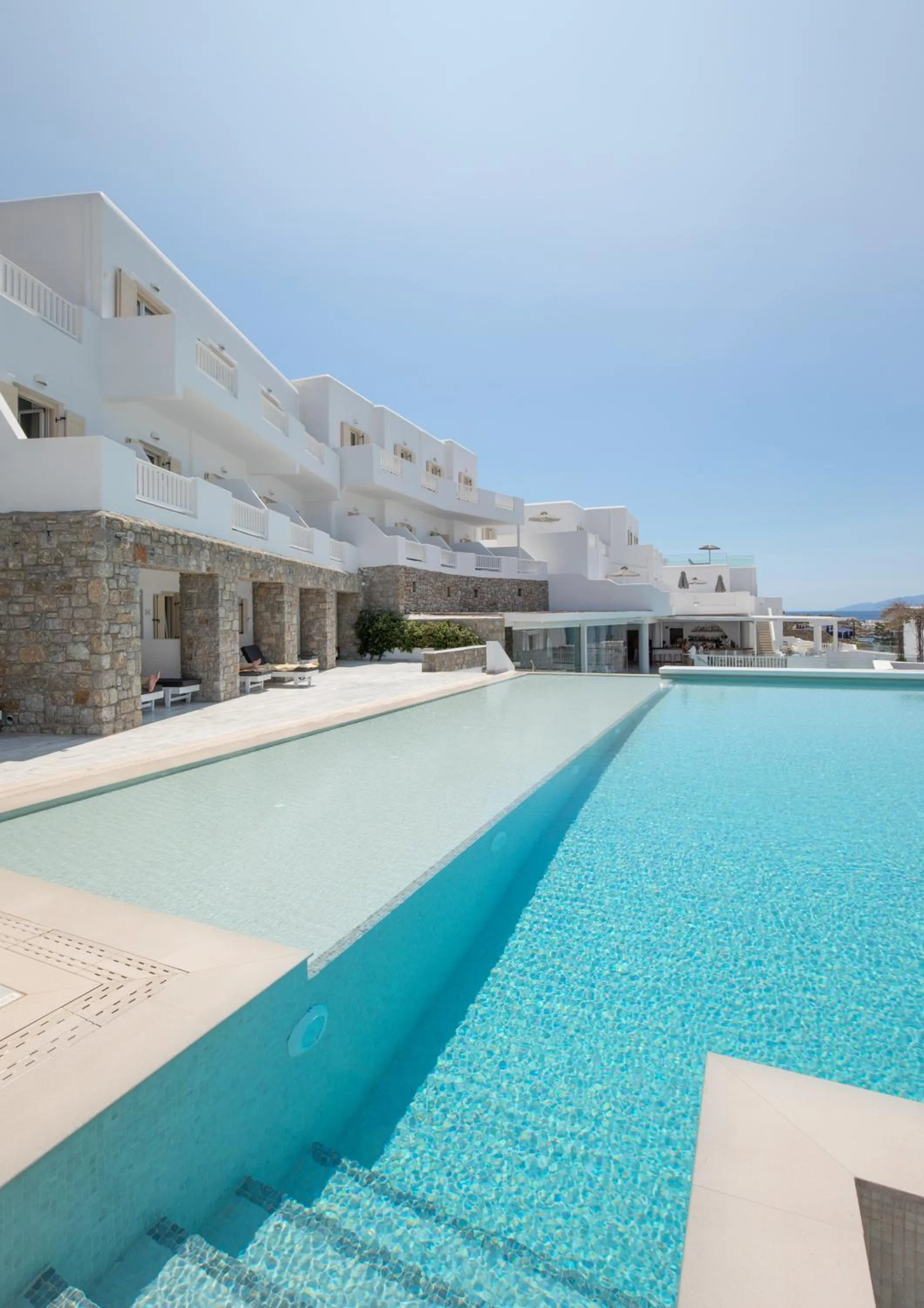 Swimming pool in The George Hotel Mykonos