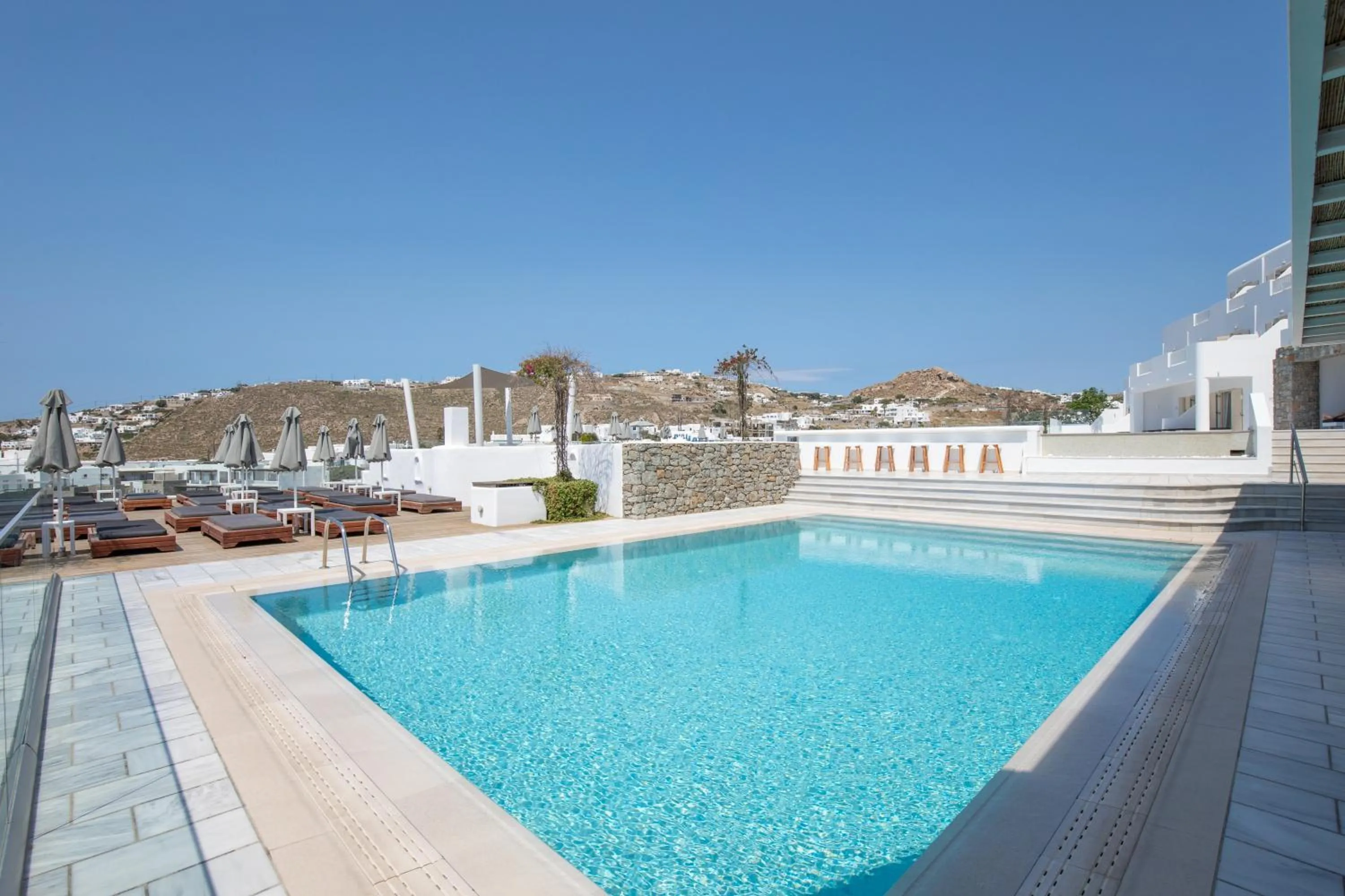 Swimming pool in The George Hotel Mykonos