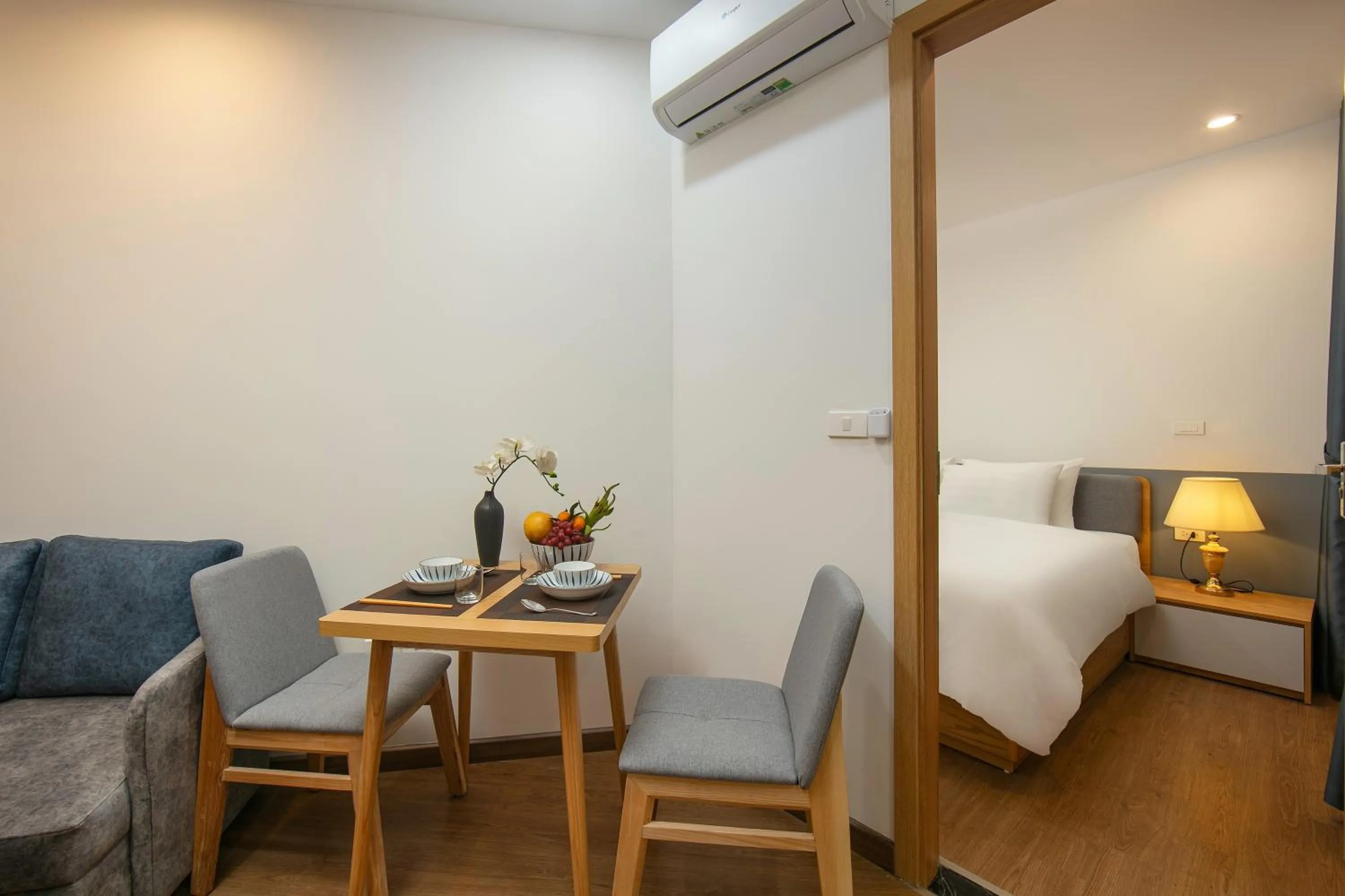 Seating area, Bed in Westlake Pearl Apartment - Hotel & Pearl Spa