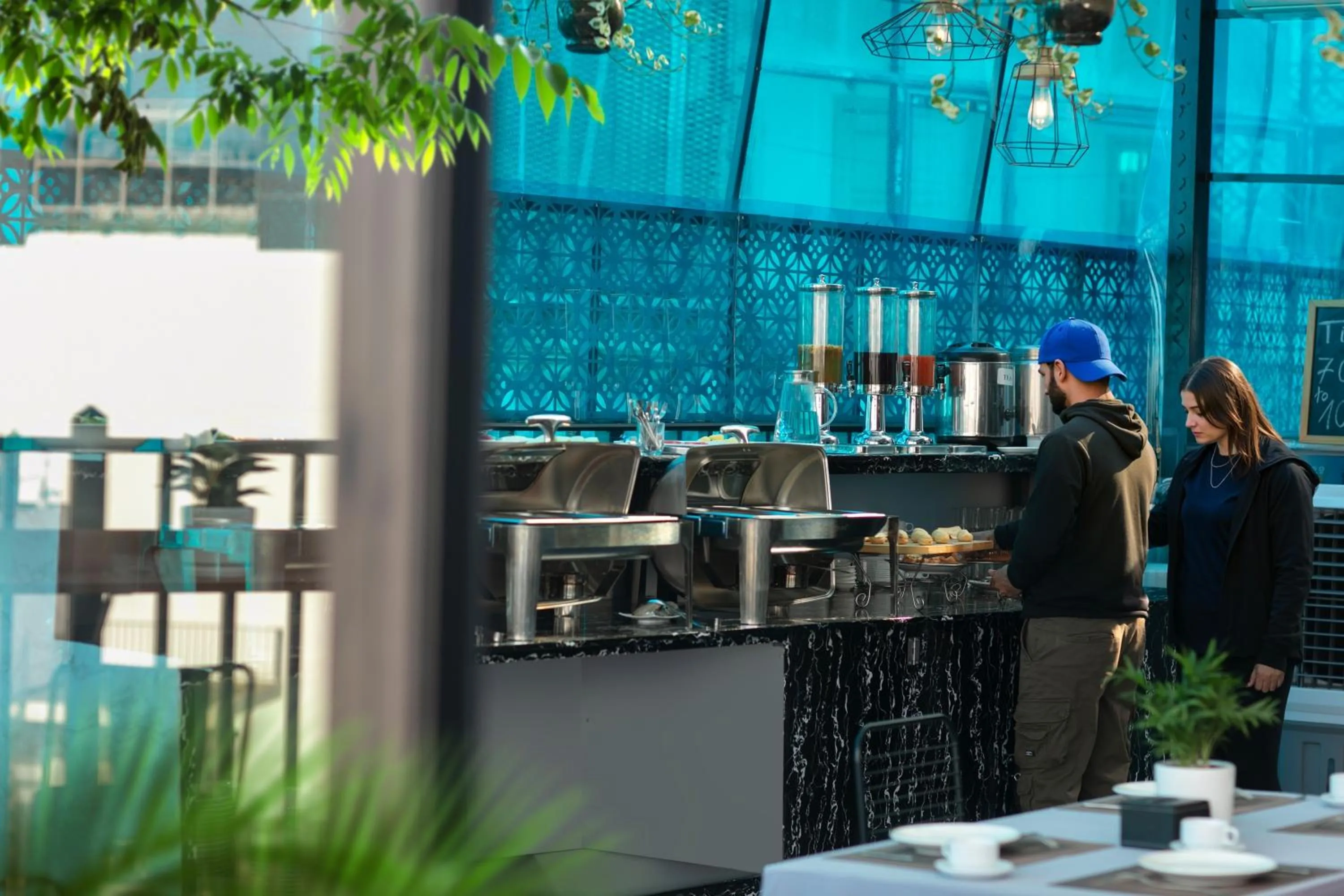 Buffet breakfast in Westlake Pearl Apartment - Hotel & Pearl Spa