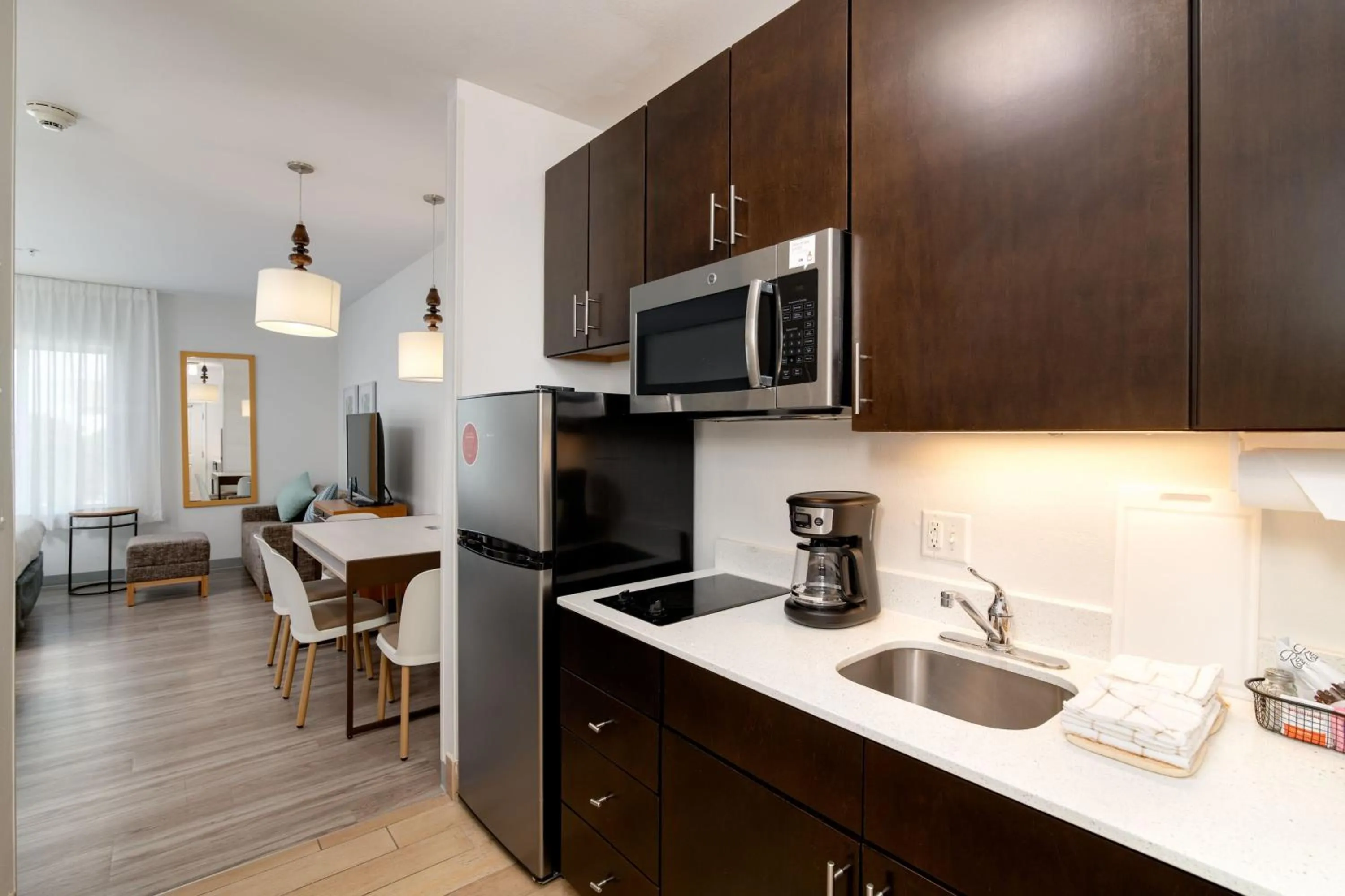 Kitchen or kitchenette in TownePlace Suites by Marriott Dallas McKinney