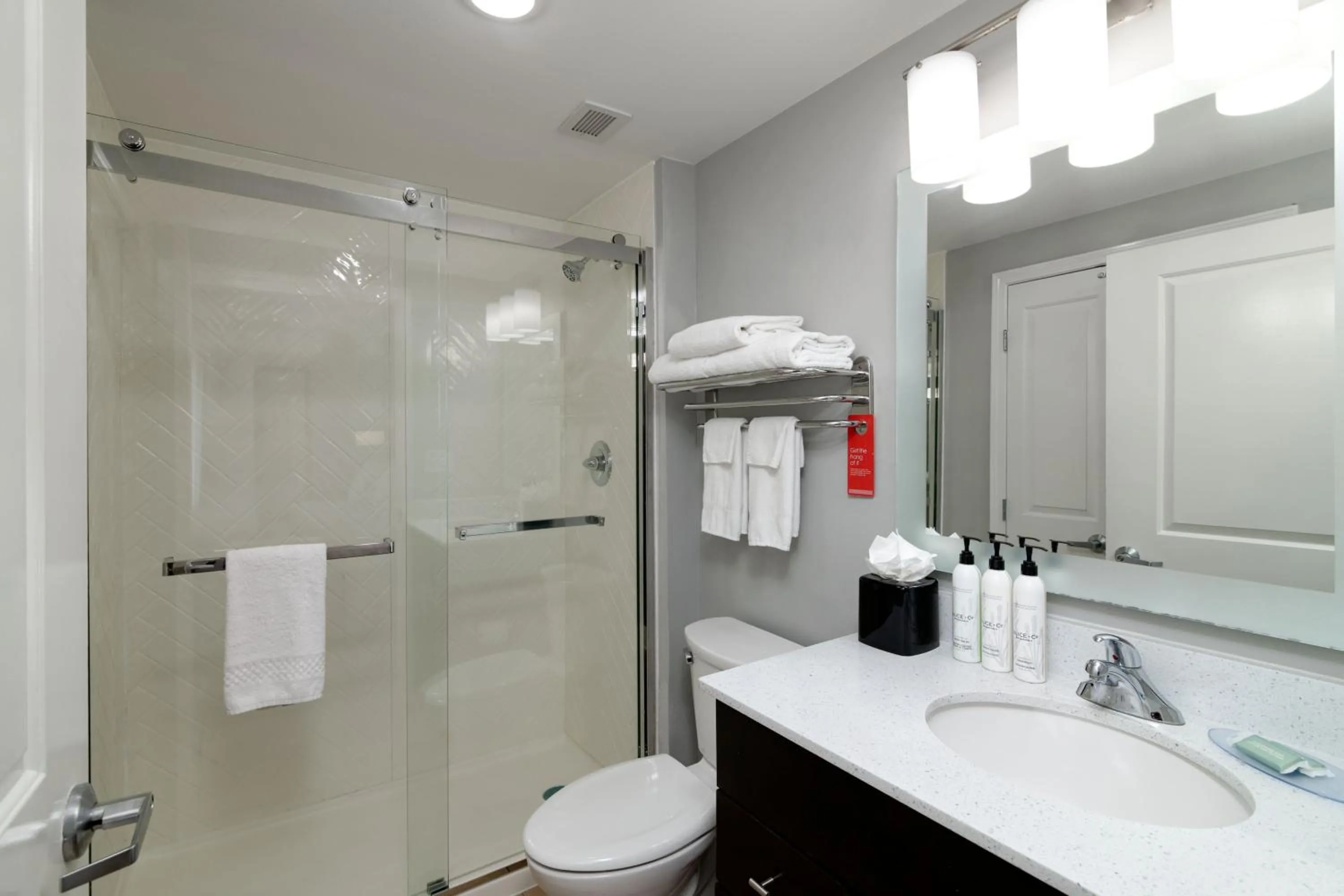 Bathroom in TownePlace Suites by Marriott Dallas McKinney