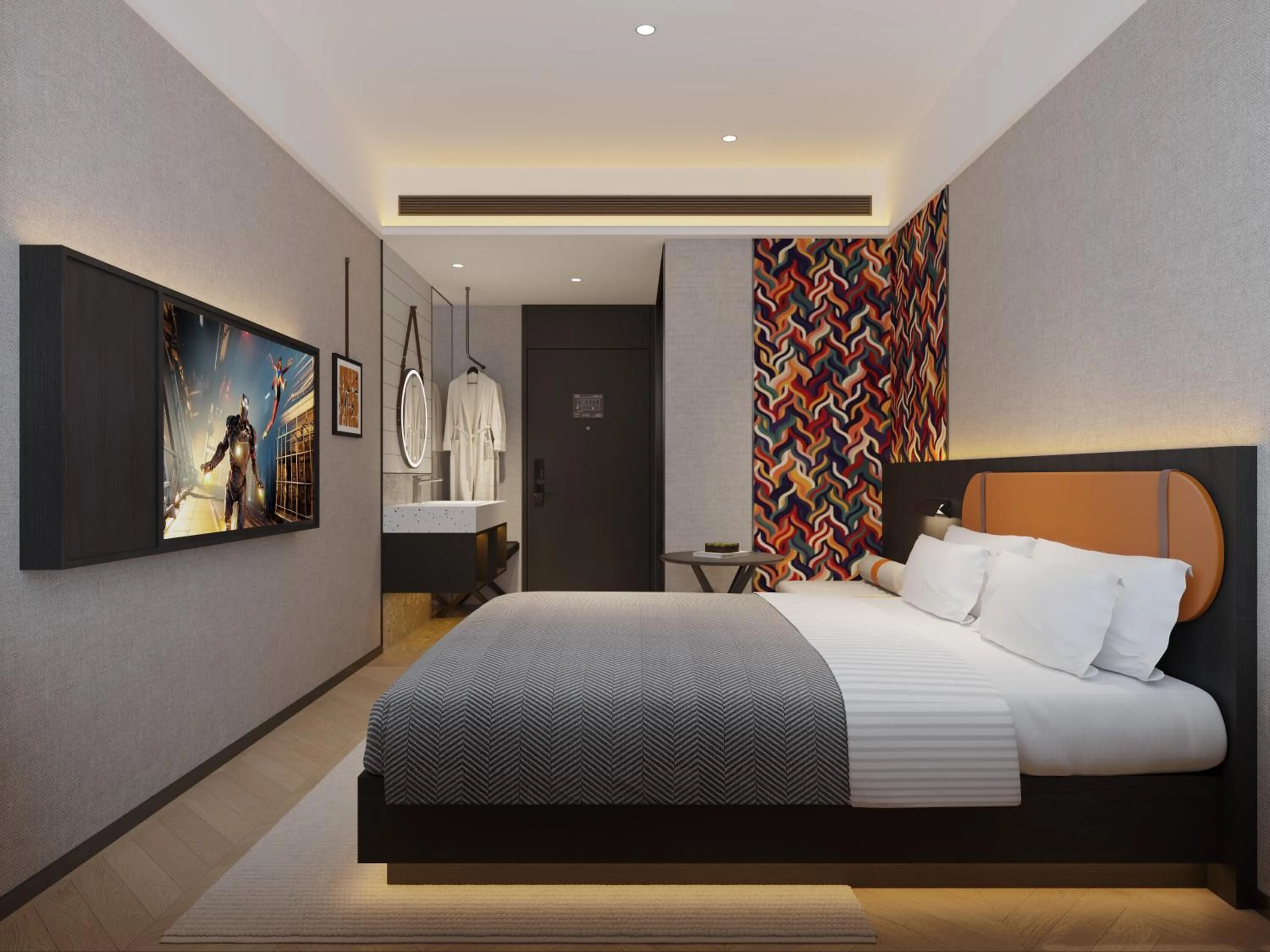 Bed in Merica Hotel-ChongQing jiefangbei