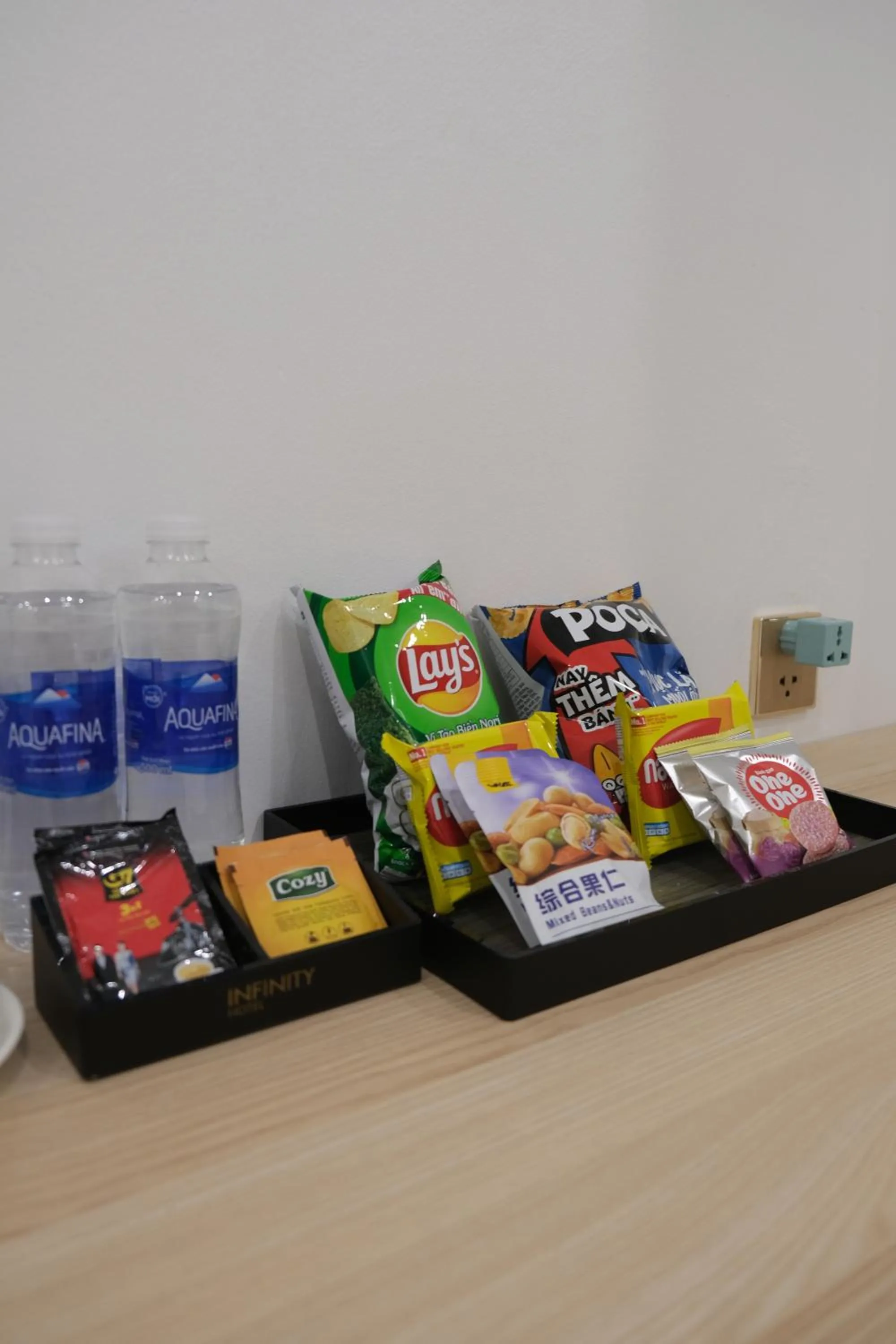 Food and drinks in Infinity Hotel