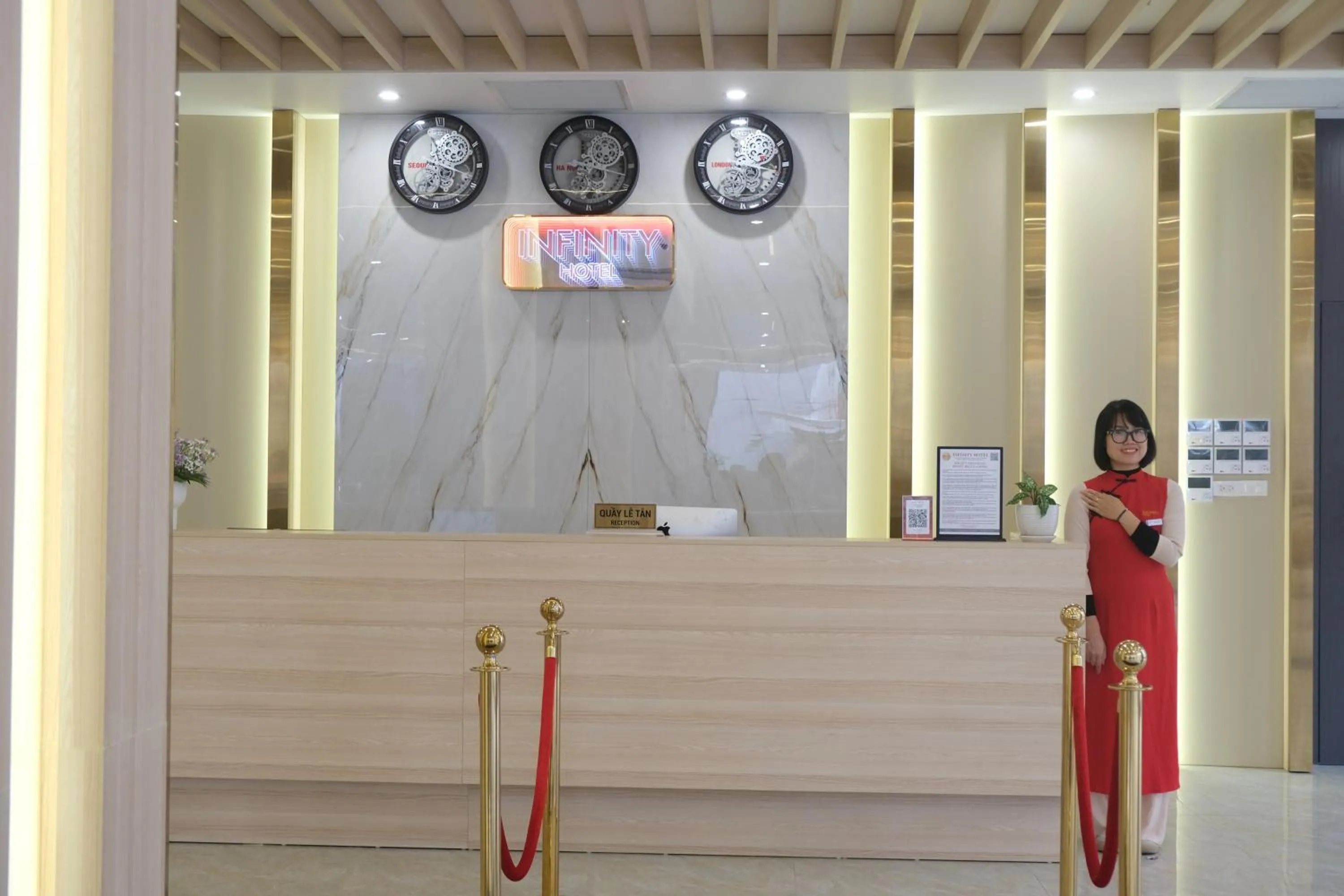 Lobby or reception in Infinity Hotel