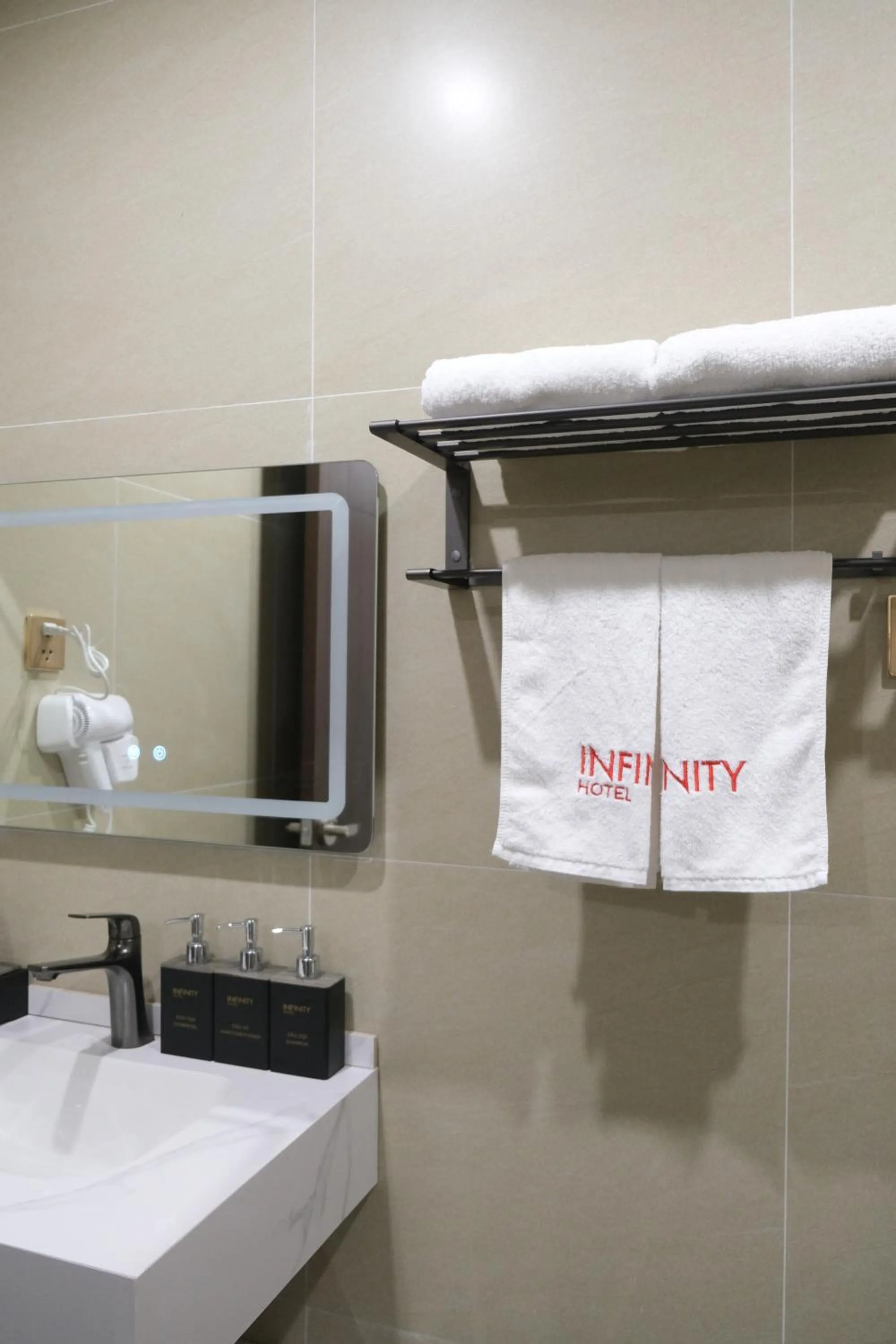 Toilet in Infinity Hotel