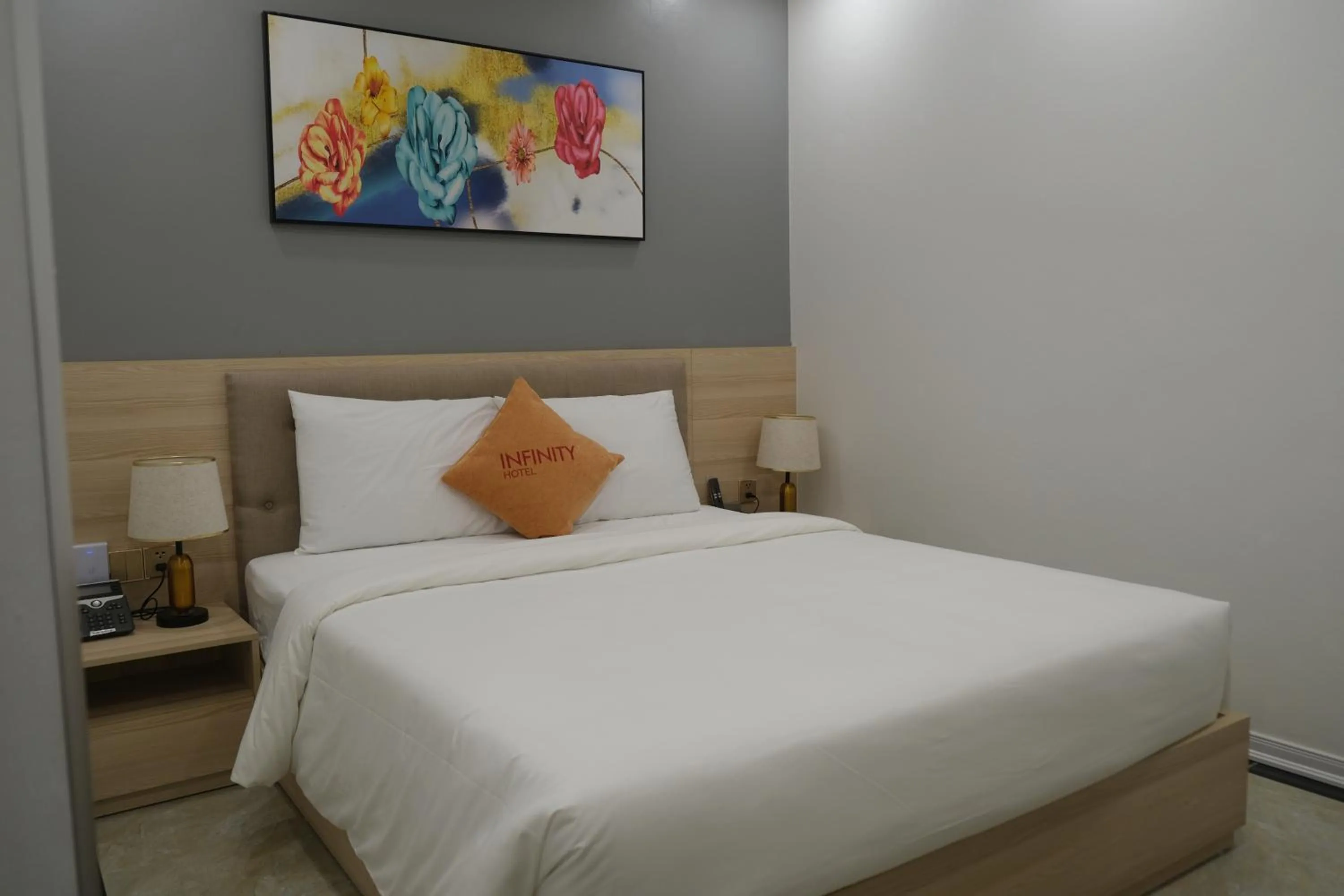 Bed in Infinity Hotel