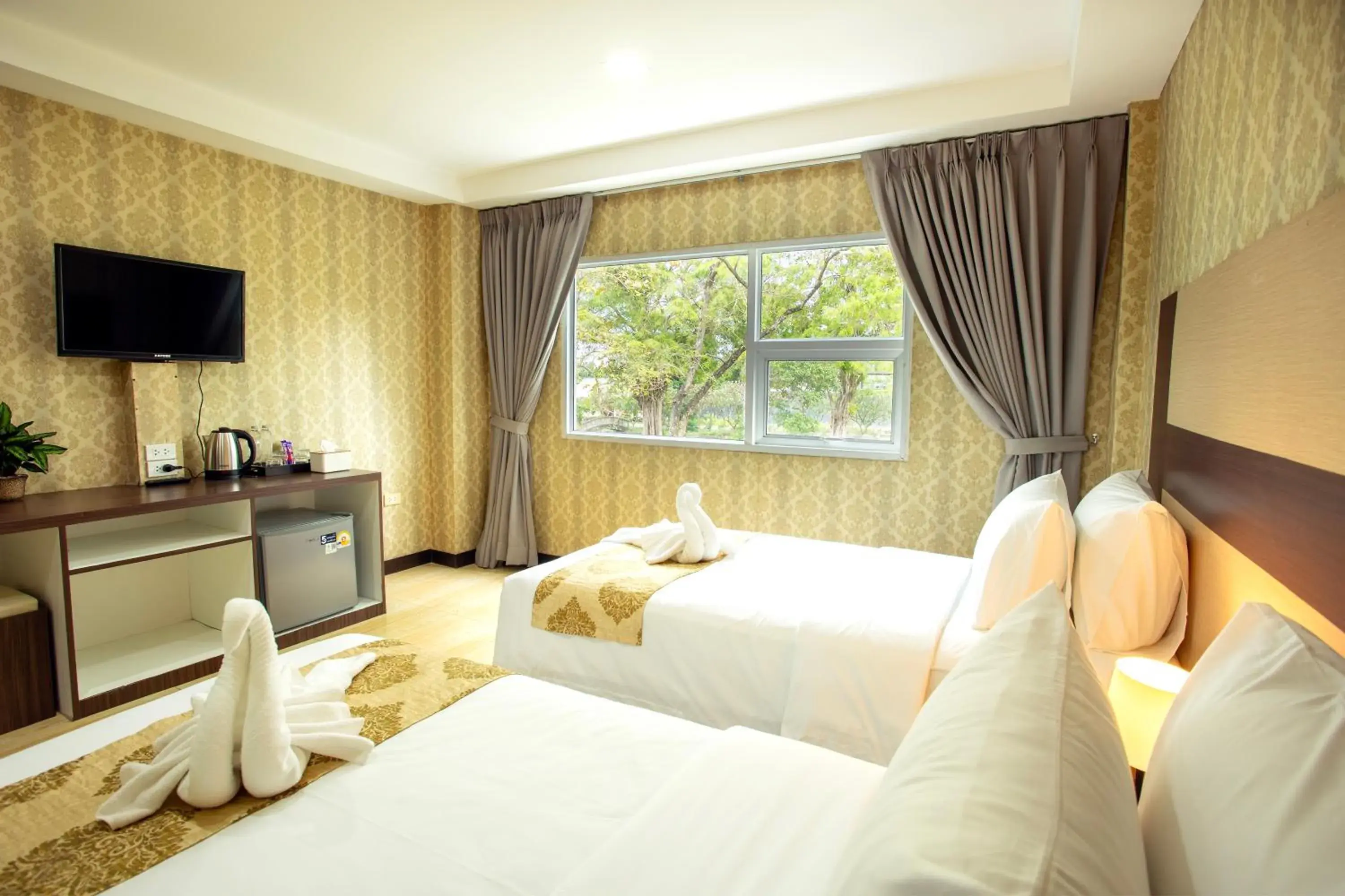Superior Twin Room with Garden View in Jomtien Sands Residence Superior Twin Room with Garden View in Jomtien Sands Residence