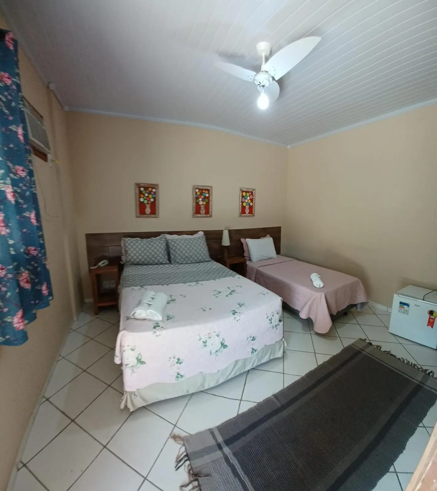 Bed in Pousada Casa do Bosque