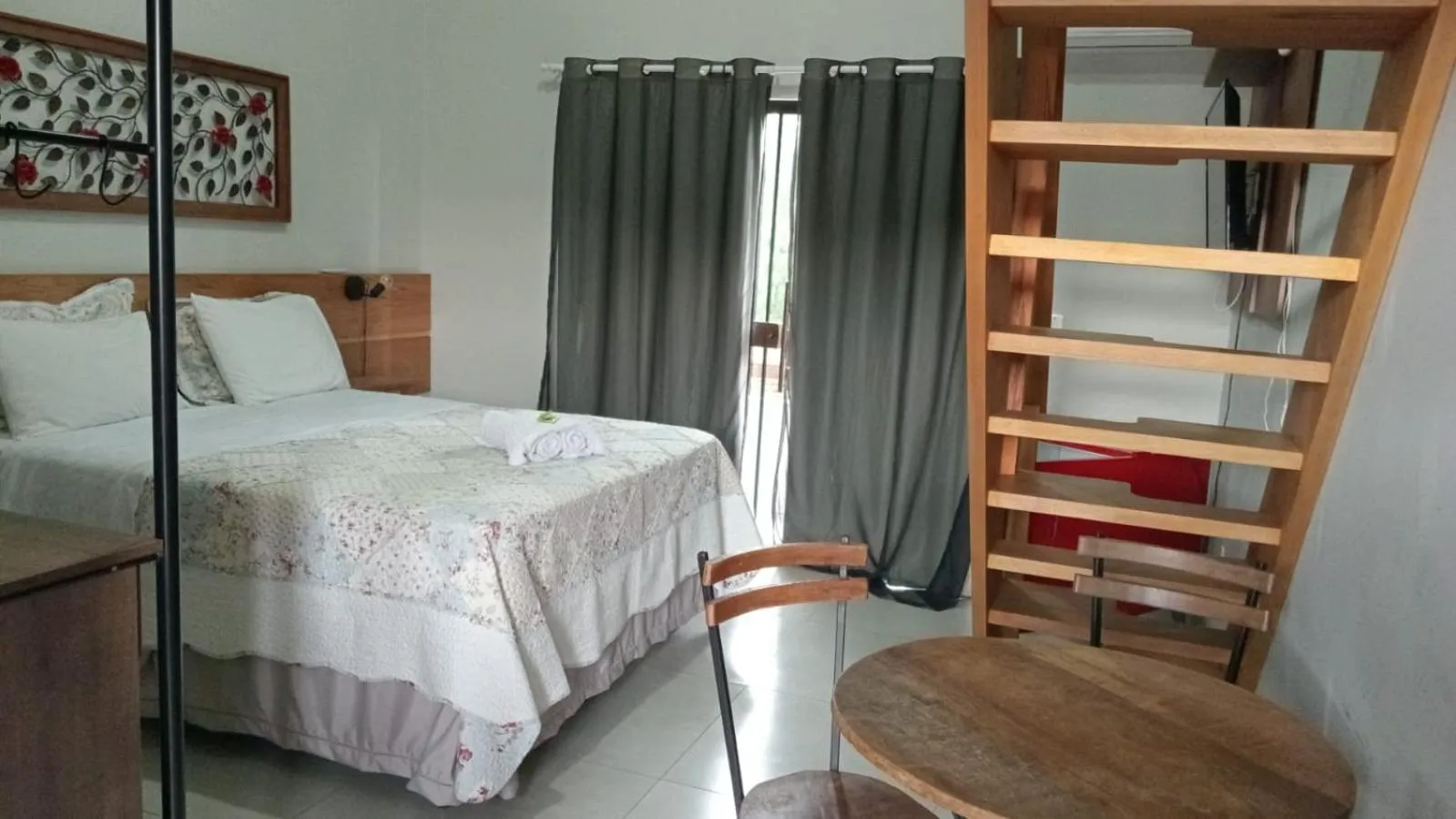 Bed in Pousada Casa do Bosque