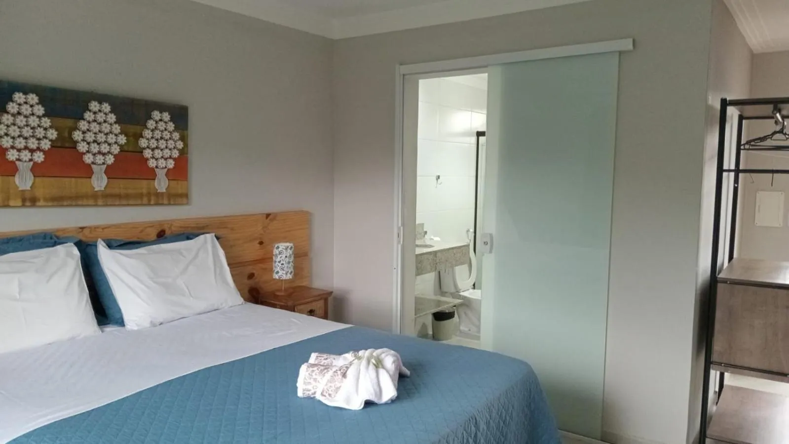 Bed in Pousada Casa do Bosque