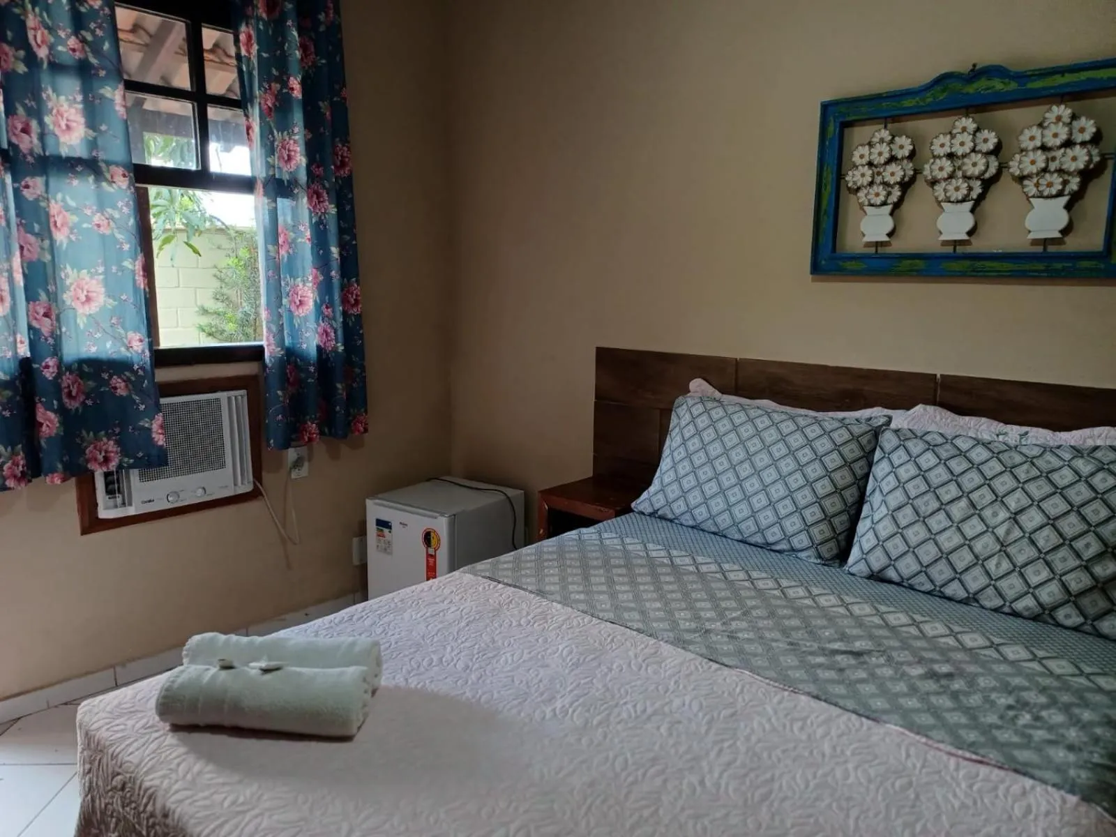 Bed in Pousada Casa do Bosque