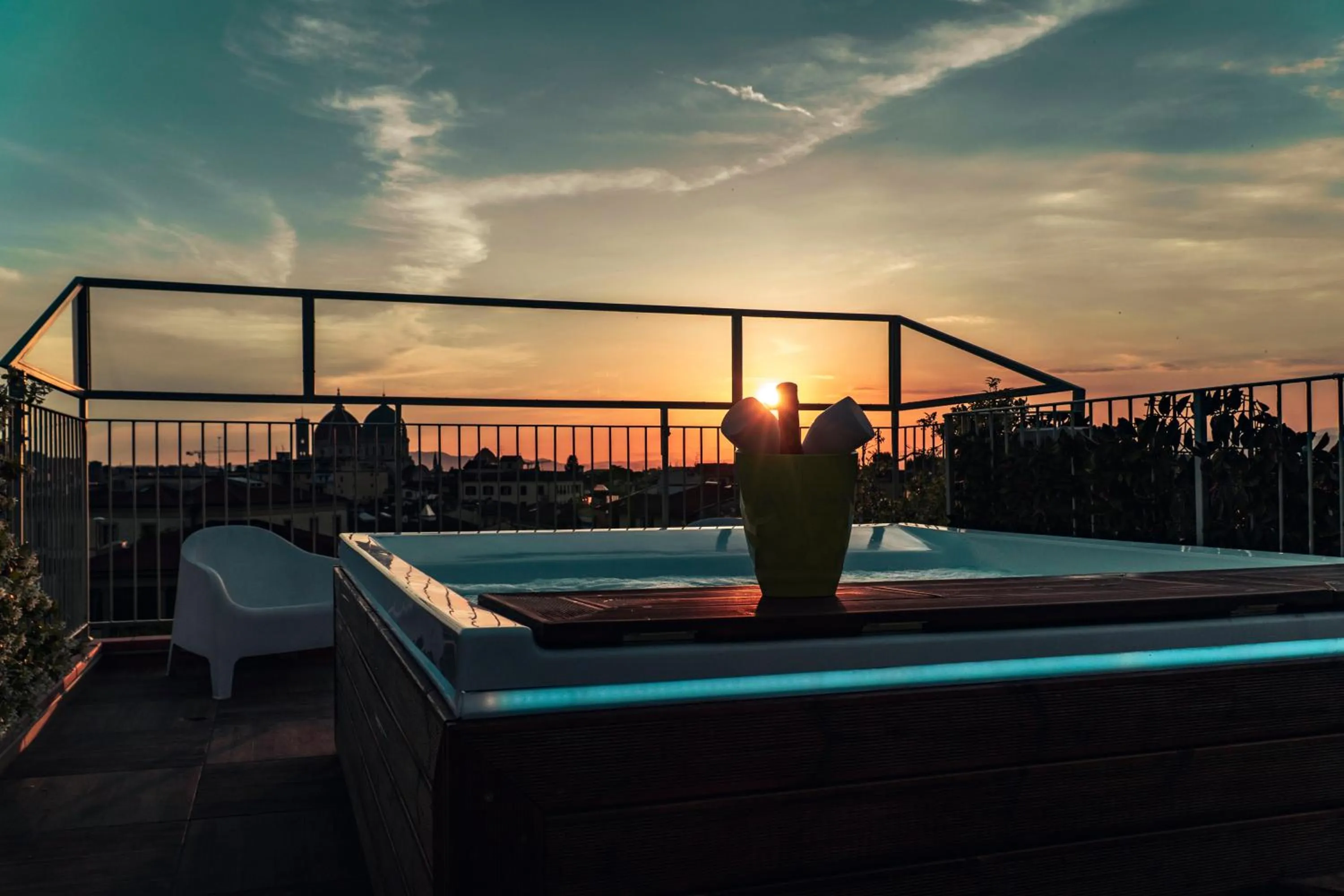 Sunset in MyForte Relais de Charme & SPA