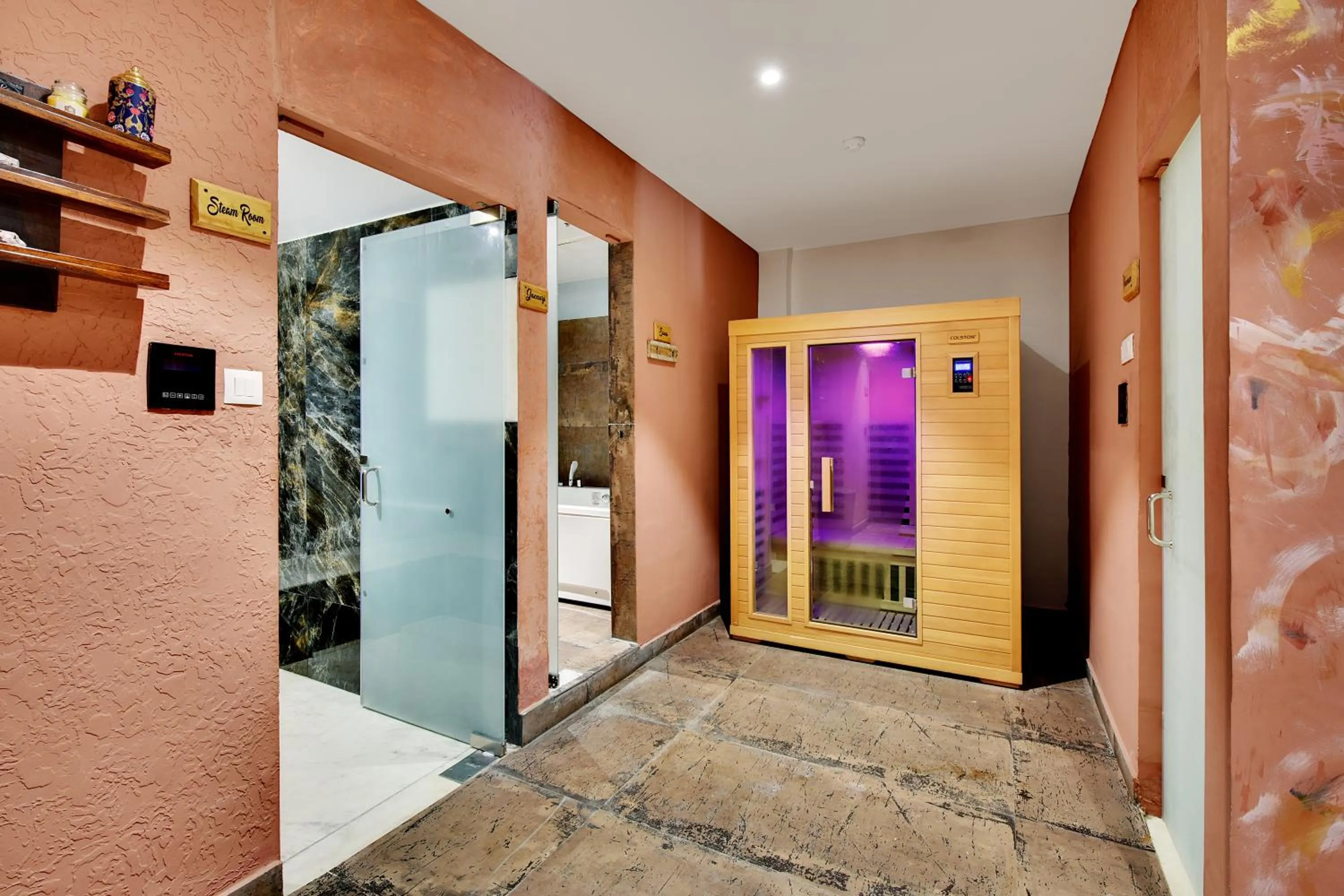 Sauna in Tiaraa Jujurana Resort & Spa