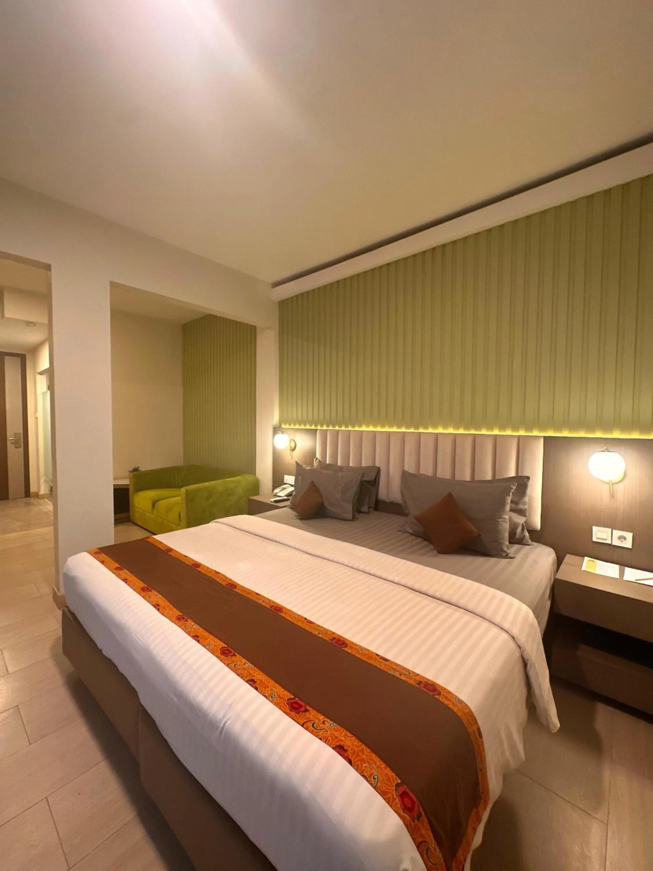 Bed in Xtra Hotel Bengkulu