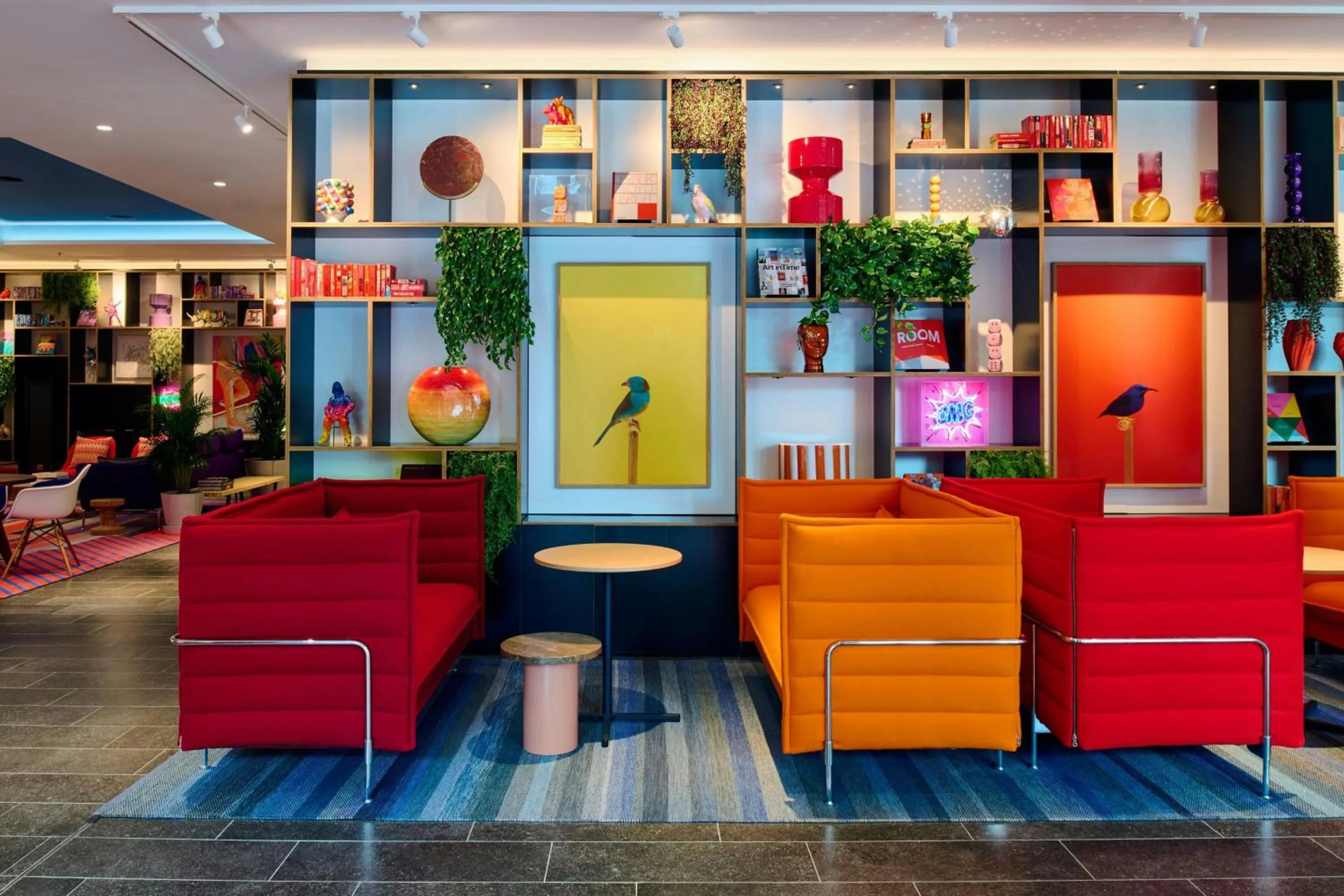 Lobby or reception in citizenM Dublin St Patrick's