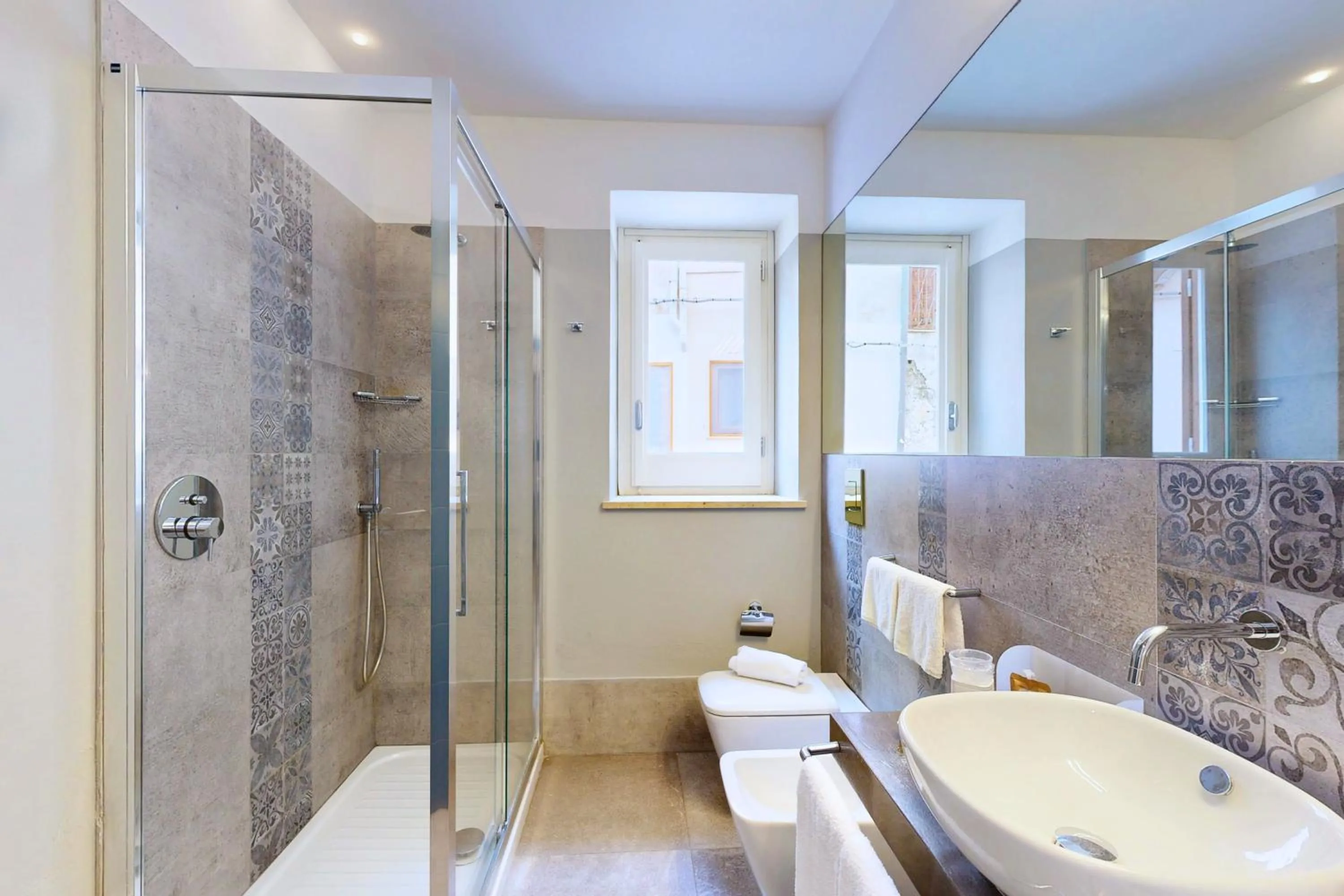 Shower in Aegusa Hotel