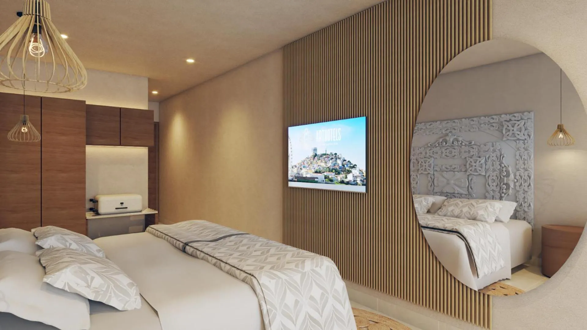 Bed in Hotel Rio Guayas