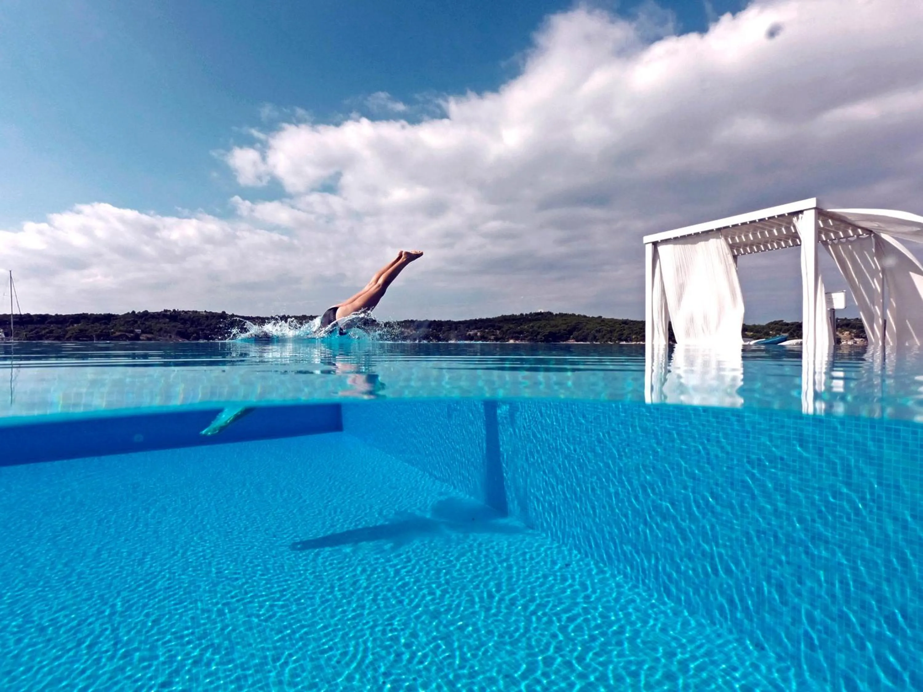 Swimming pool in D-Resort Šibenik