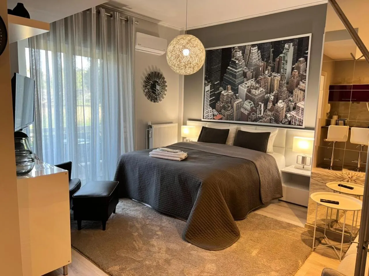 Bed in Urban Residence