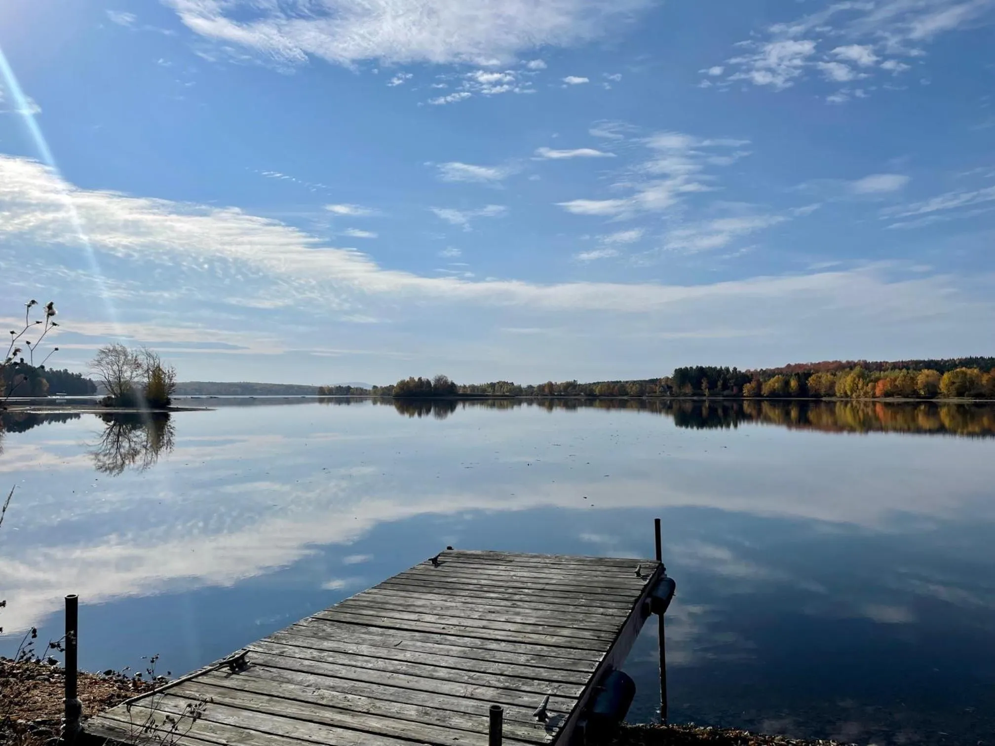 Lake view in Auberge l'Intermède du lac