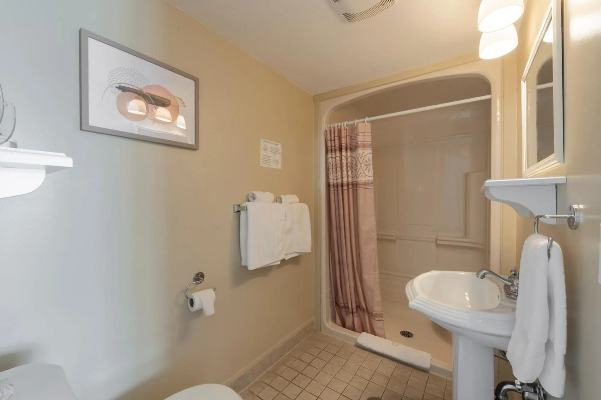 Bathroom in Auberge l'Intermède du lac