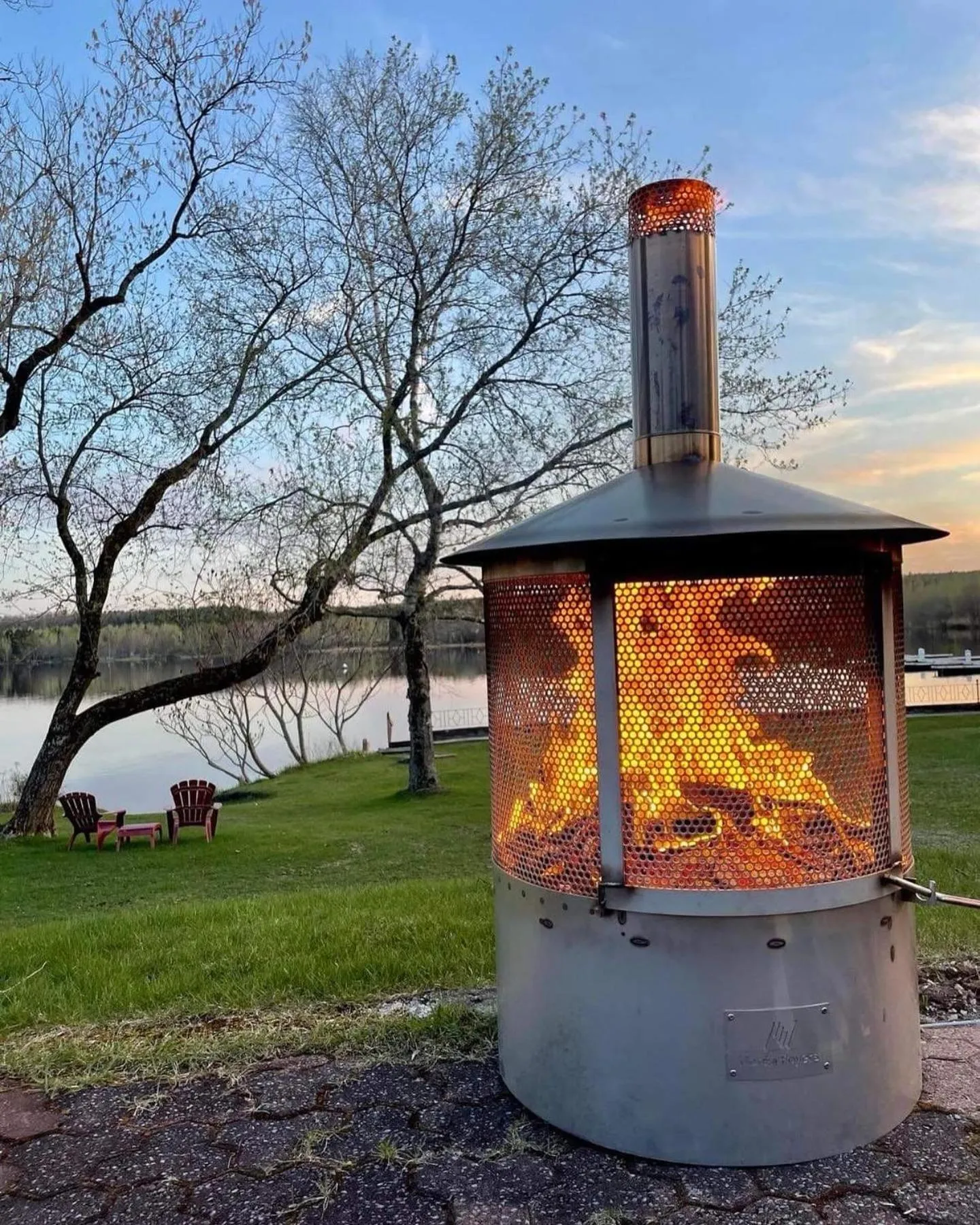 Patio in Auberge l'Intermède du lac
