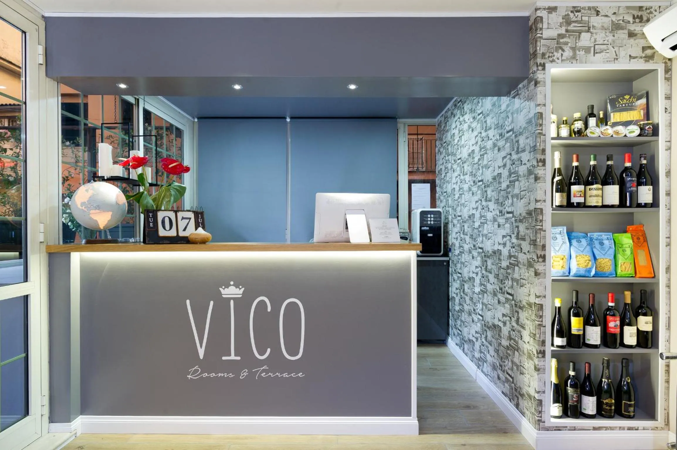 Lobby or reception in Vico Rooms and Terrace