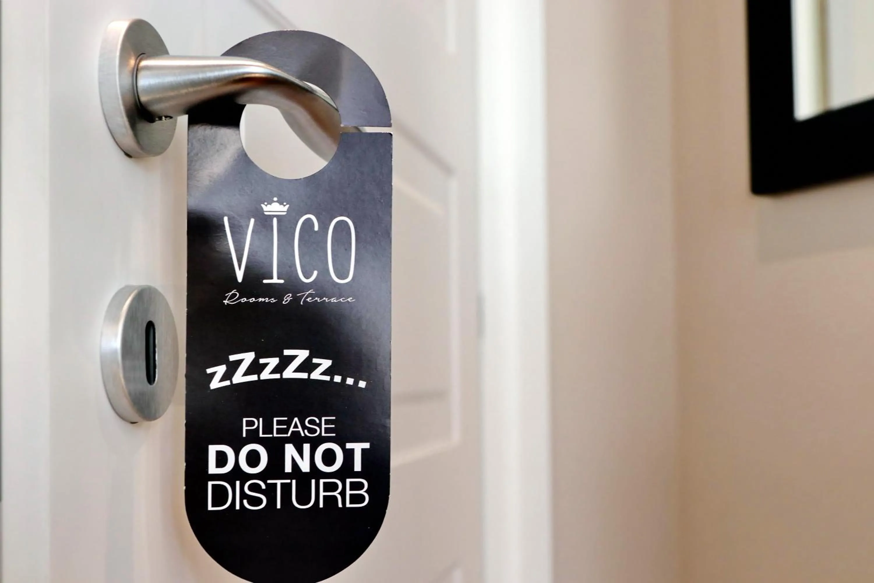 Decorative detail in Vico Rooms and Terrace