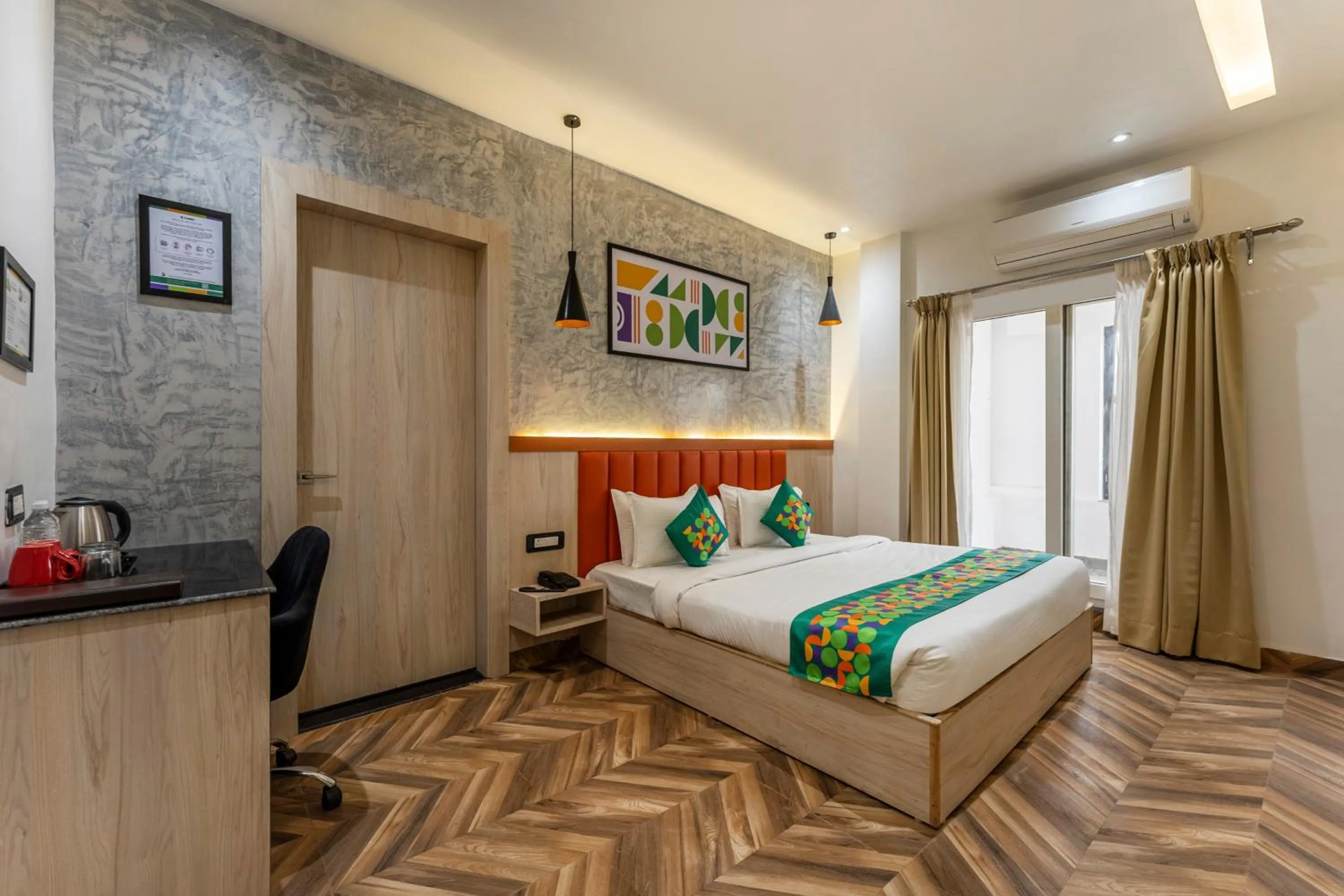 Bedroom, Bed in Treebo Divine Stay Prayagraj