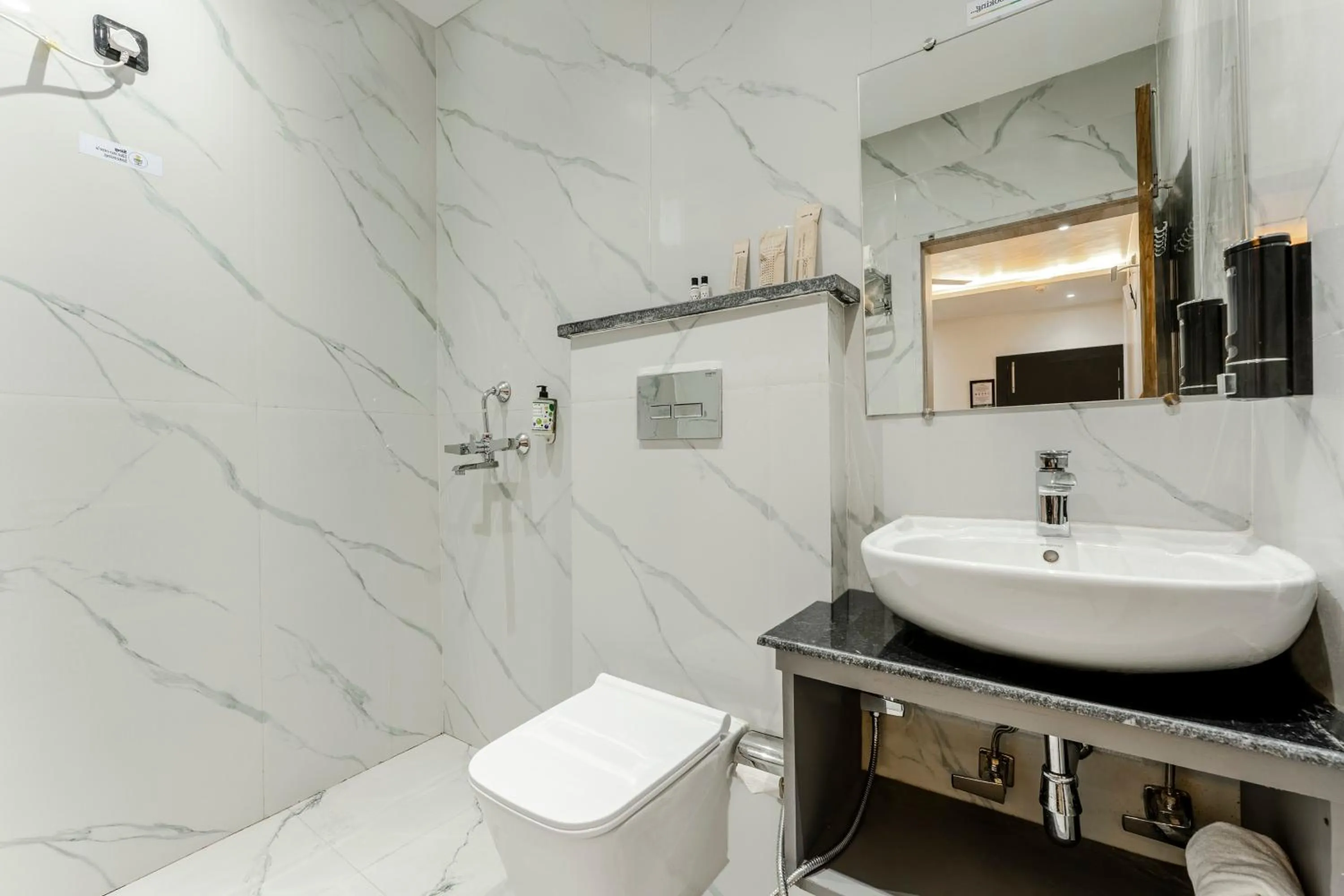 Bathroom in Treebo Divine Stay Prayagraj