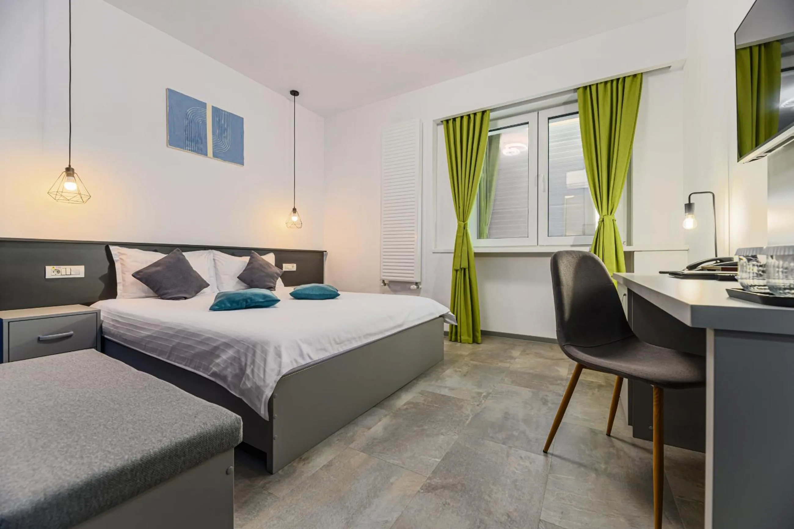 Bed in Johann Strauss Hotel