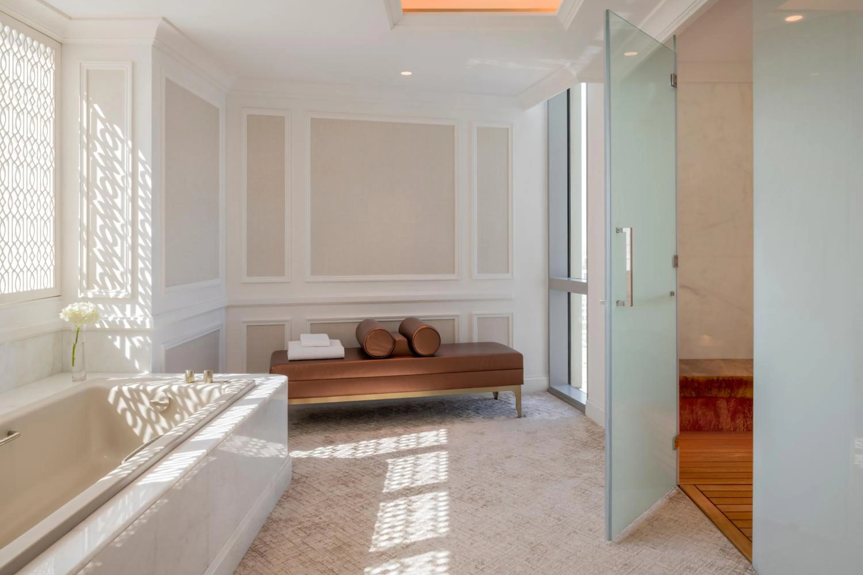 Shower, Bed in Cheval Maison - Expo City Dubai