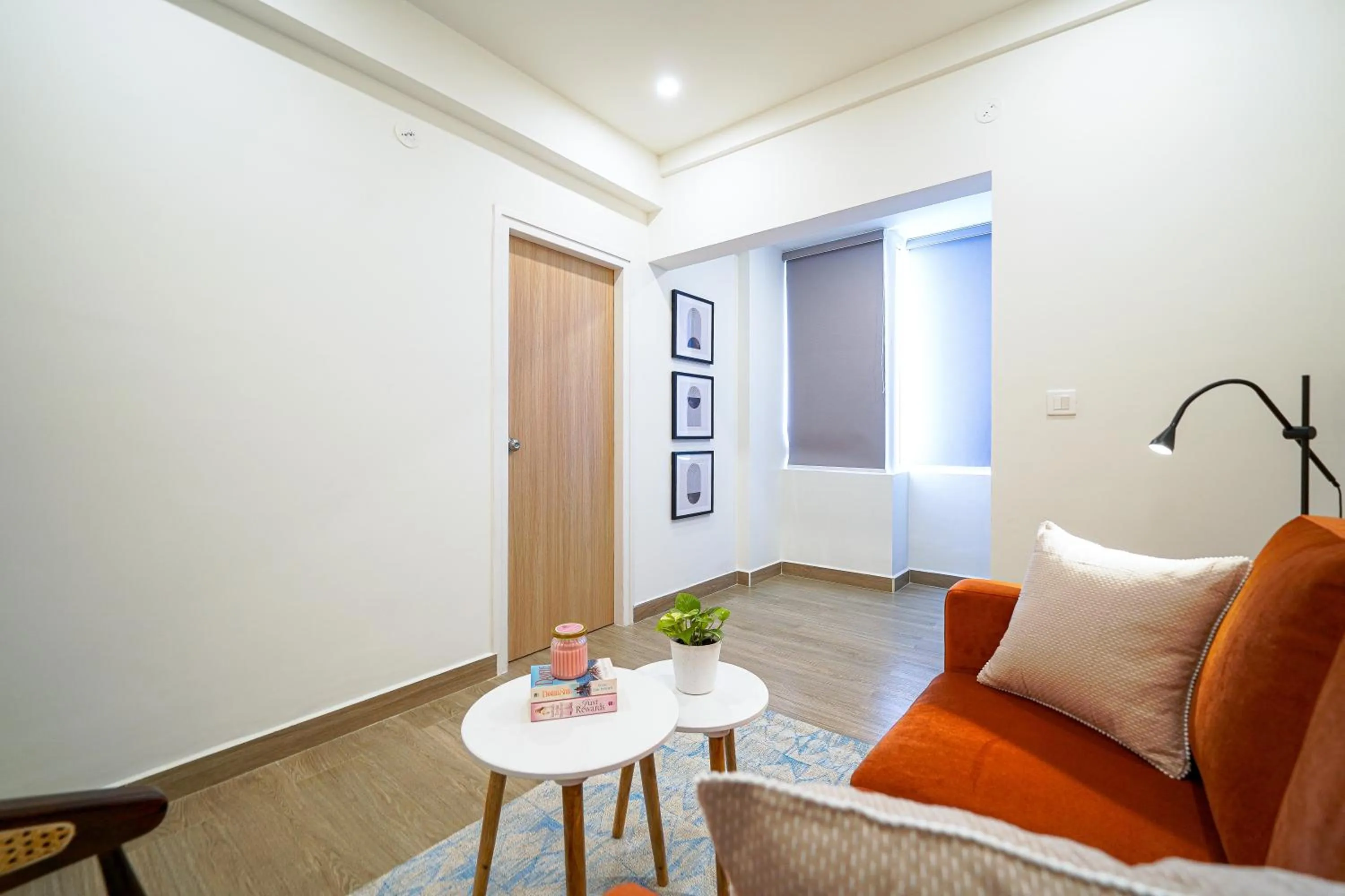 Seating area in Olive Hotel Hoodi by Embassy Group