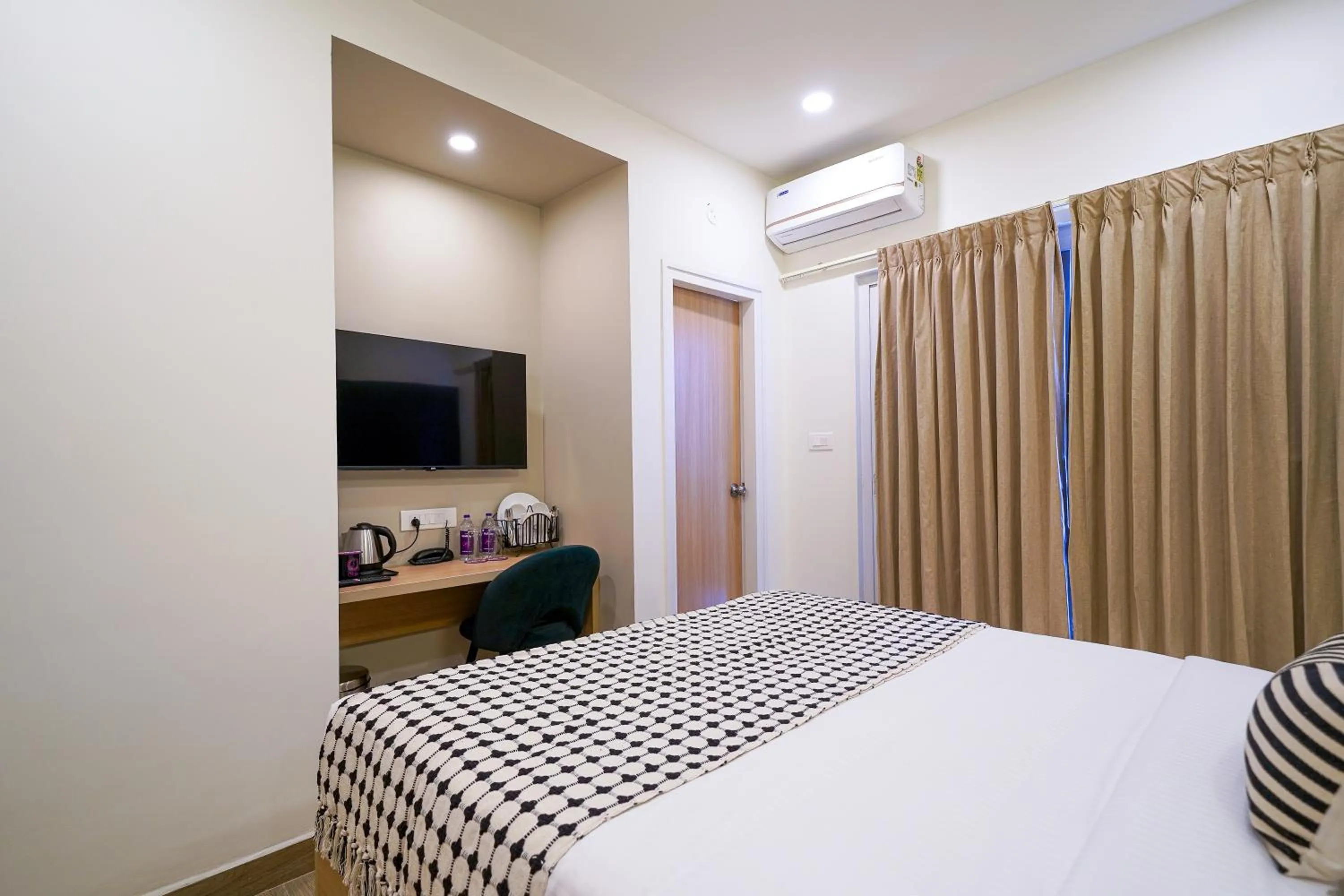 Bedroom, Bed in Olive Hotel Hoodi by Embassy Group