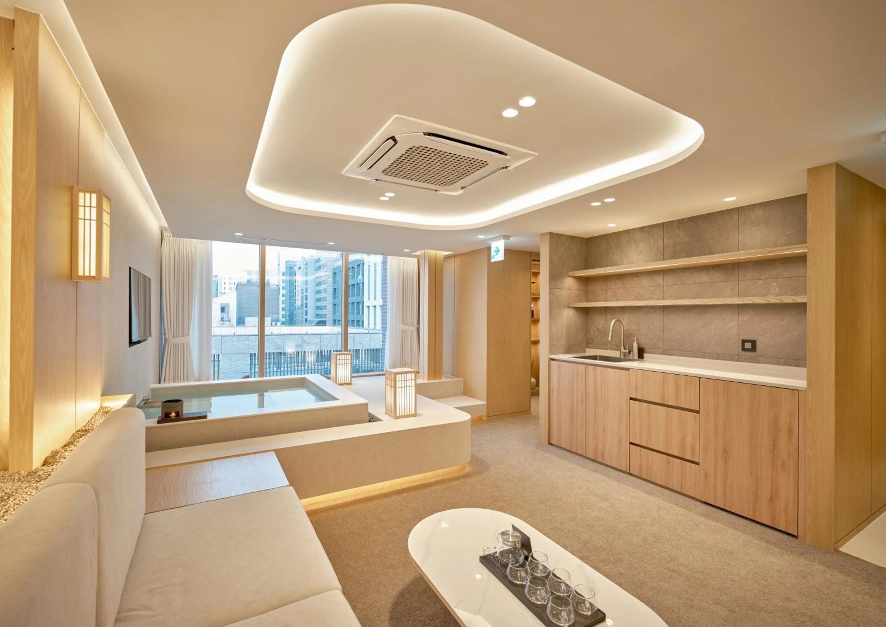 Living room in UH Suite The Coex