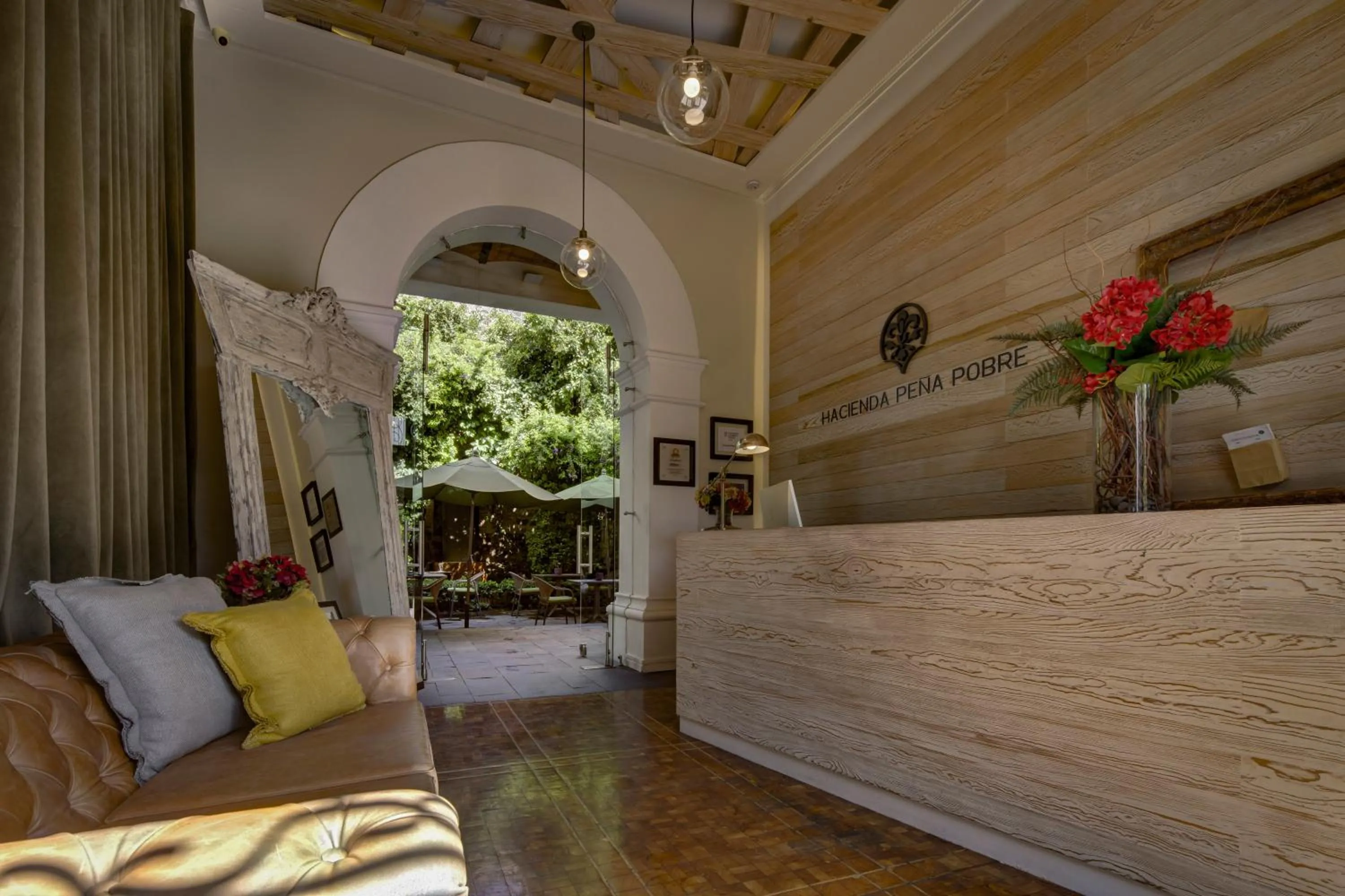 Lobby or reception in Hacienda Peña Pobre
