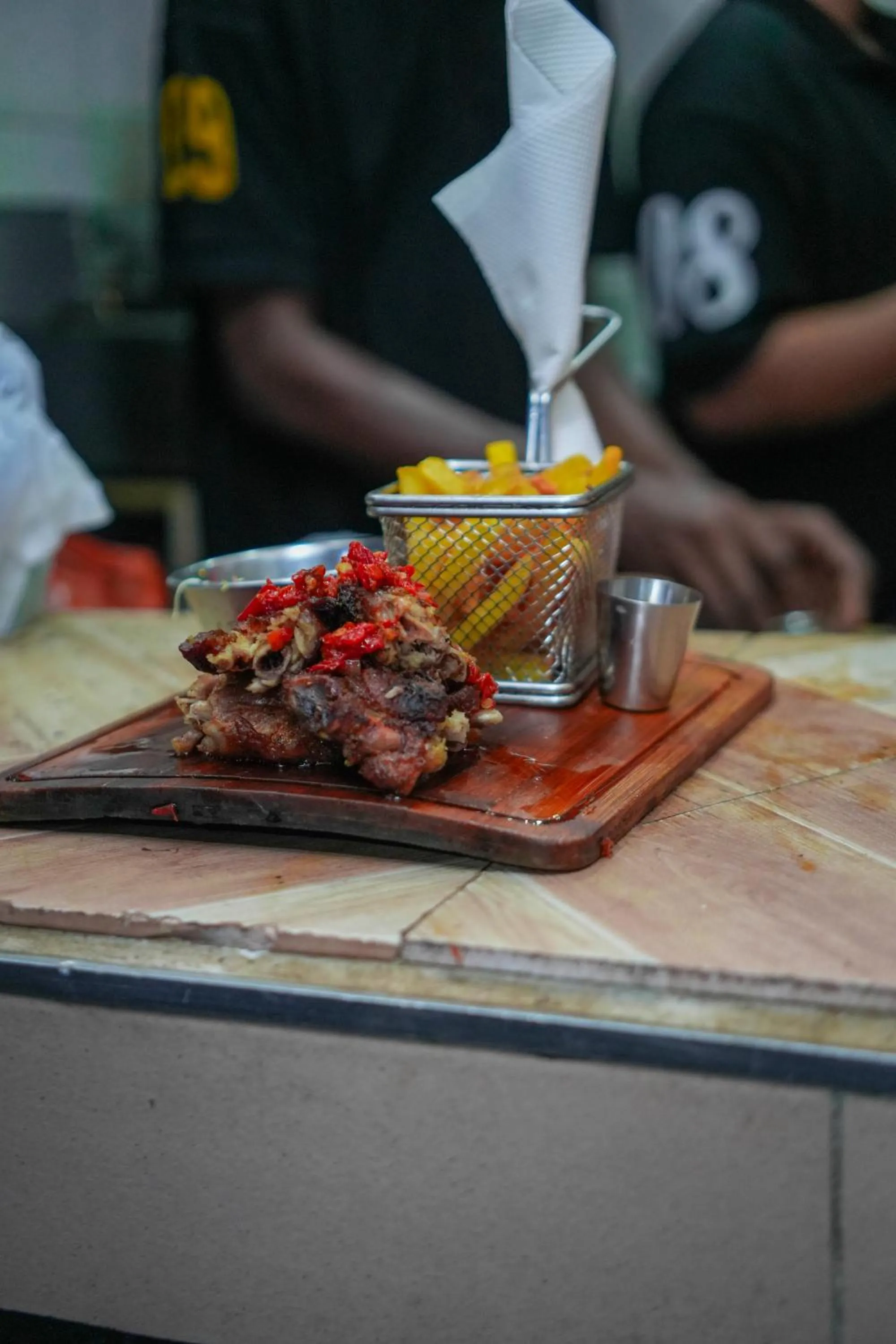 Food close-up in Aotel Hotels & Suites - Ojota