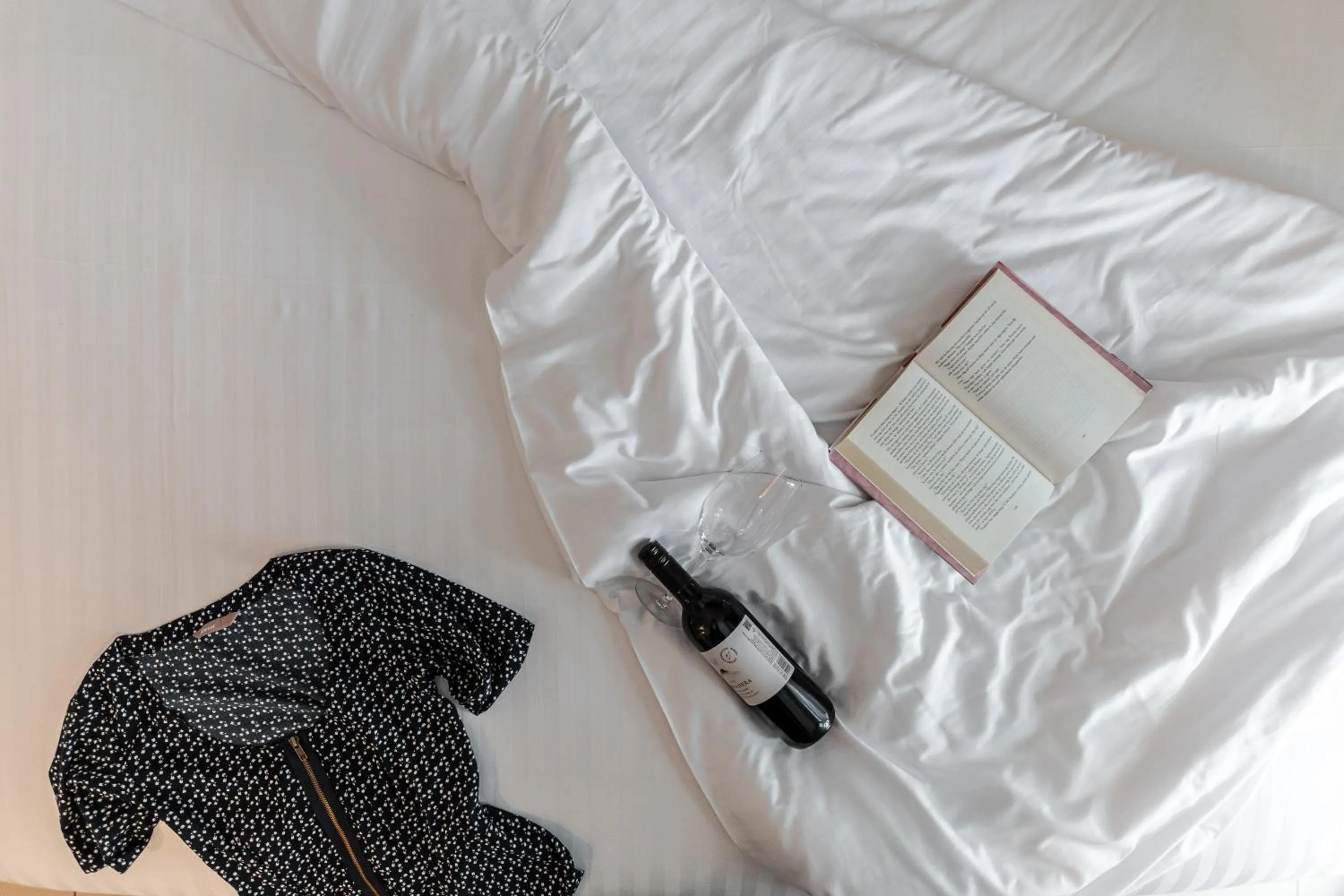 Bed in Galaxy Hotel Naxos