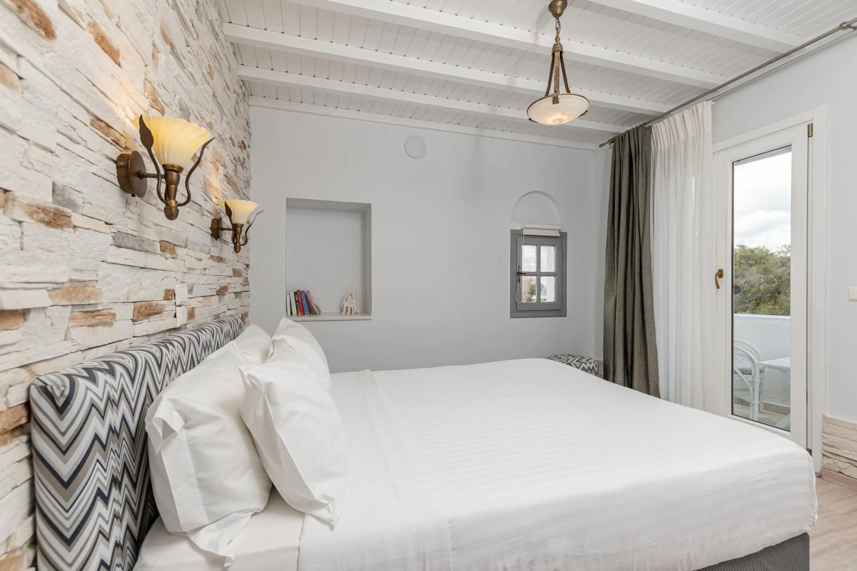 Bedroom in Galaxy Hotel Naxos