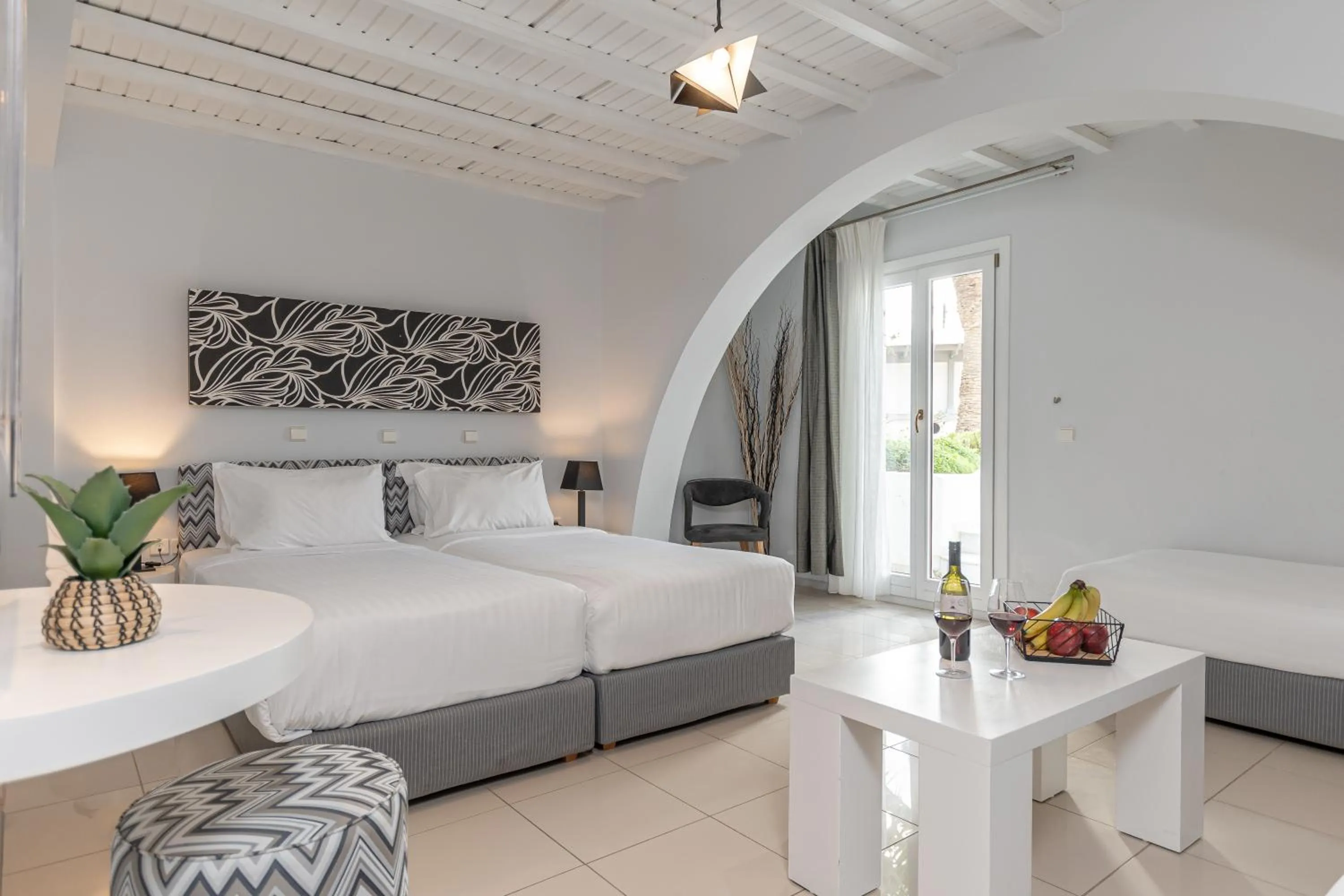 Bedroom in Galaxy Hotel Naxos