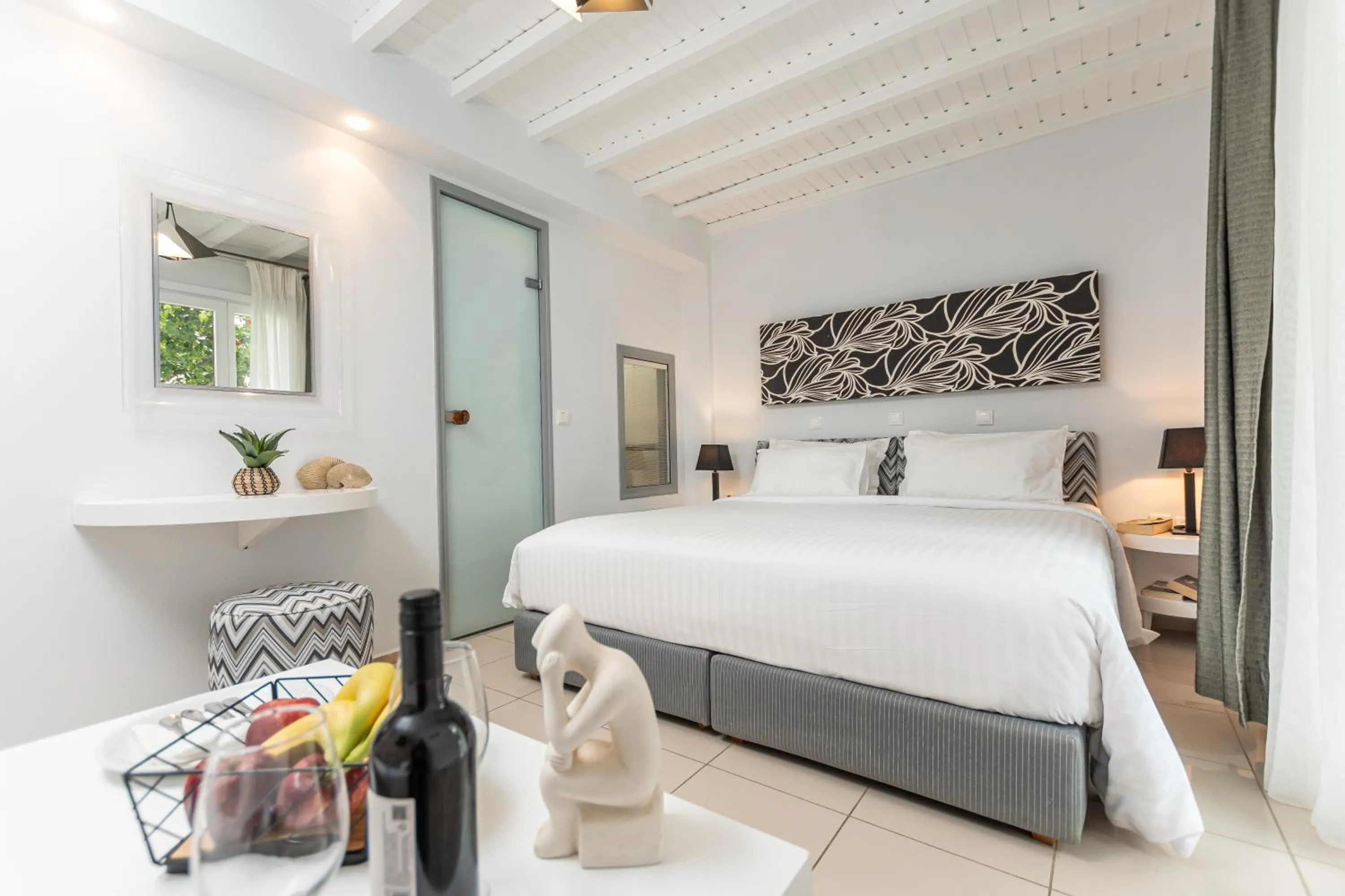 Bedroom in Galaxy Hotel Naxos