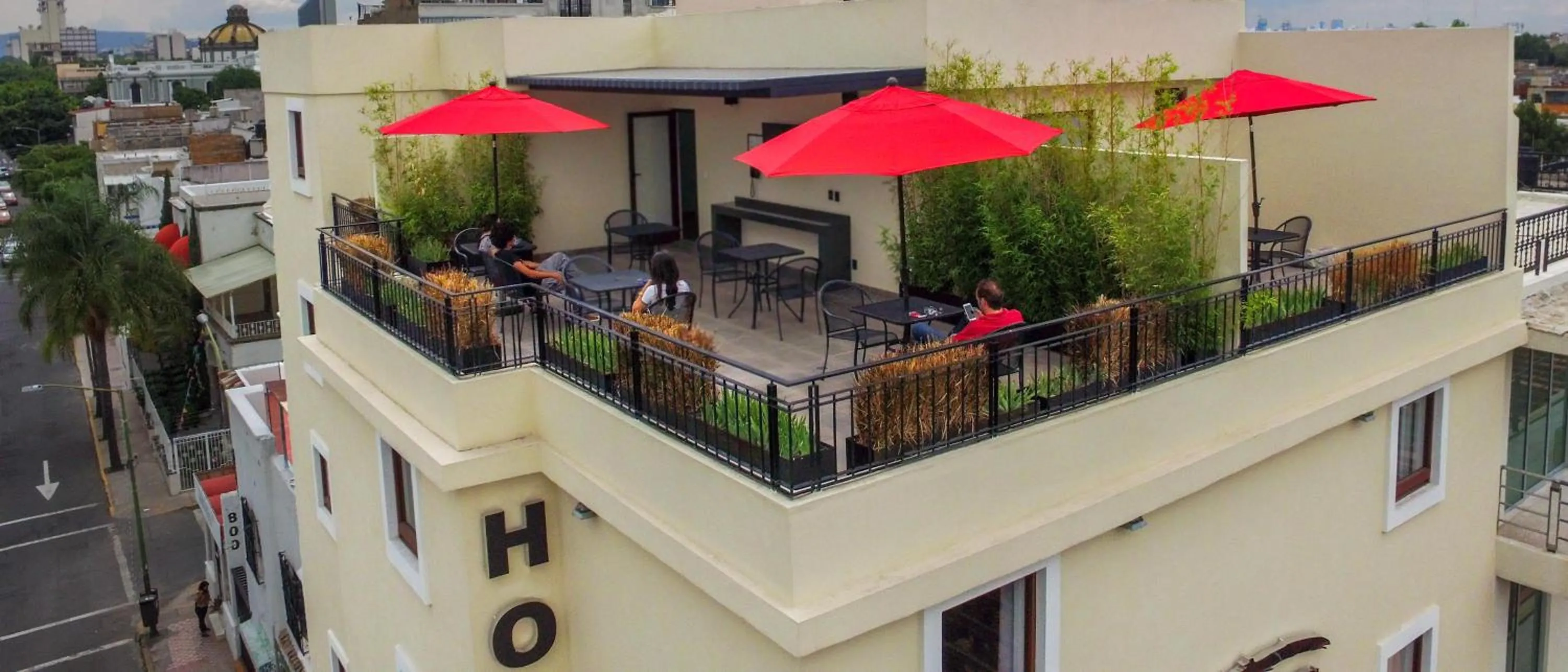 Bird's eye view in Six Hotel Guadalajara Expiatorio