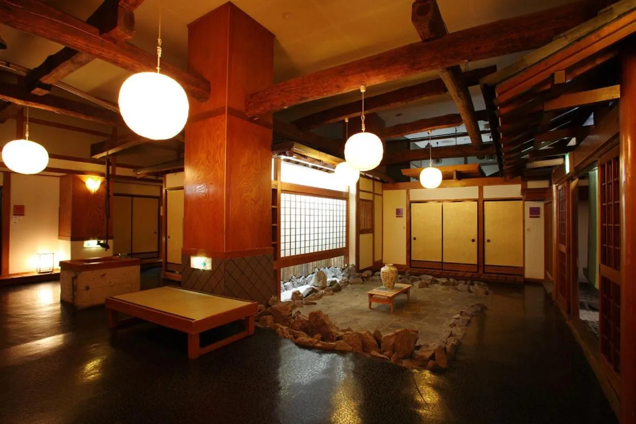 Lobby or reception in Hotel Shirakawa Yunokura