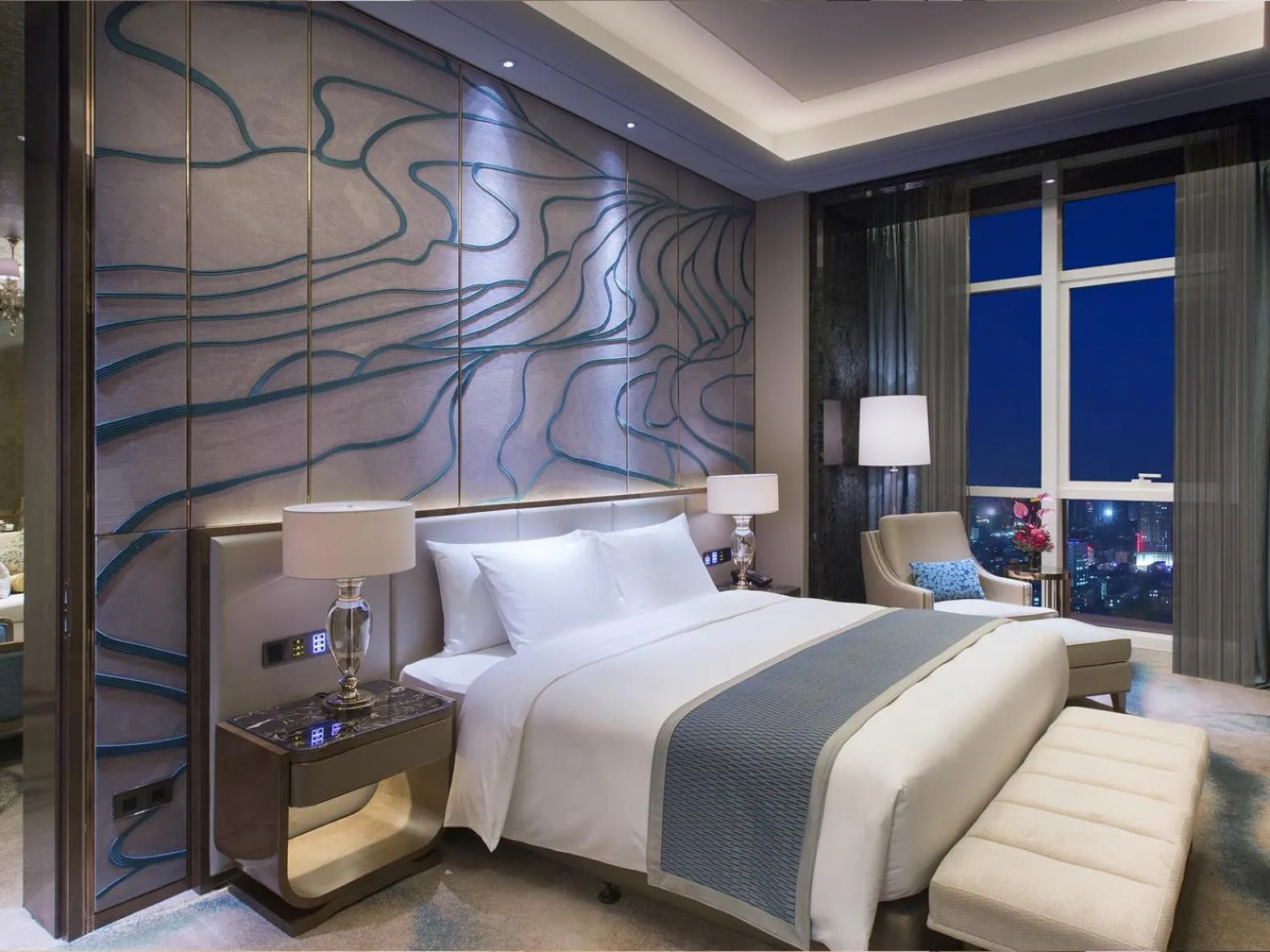 Bed in Wanda Vista Nanning