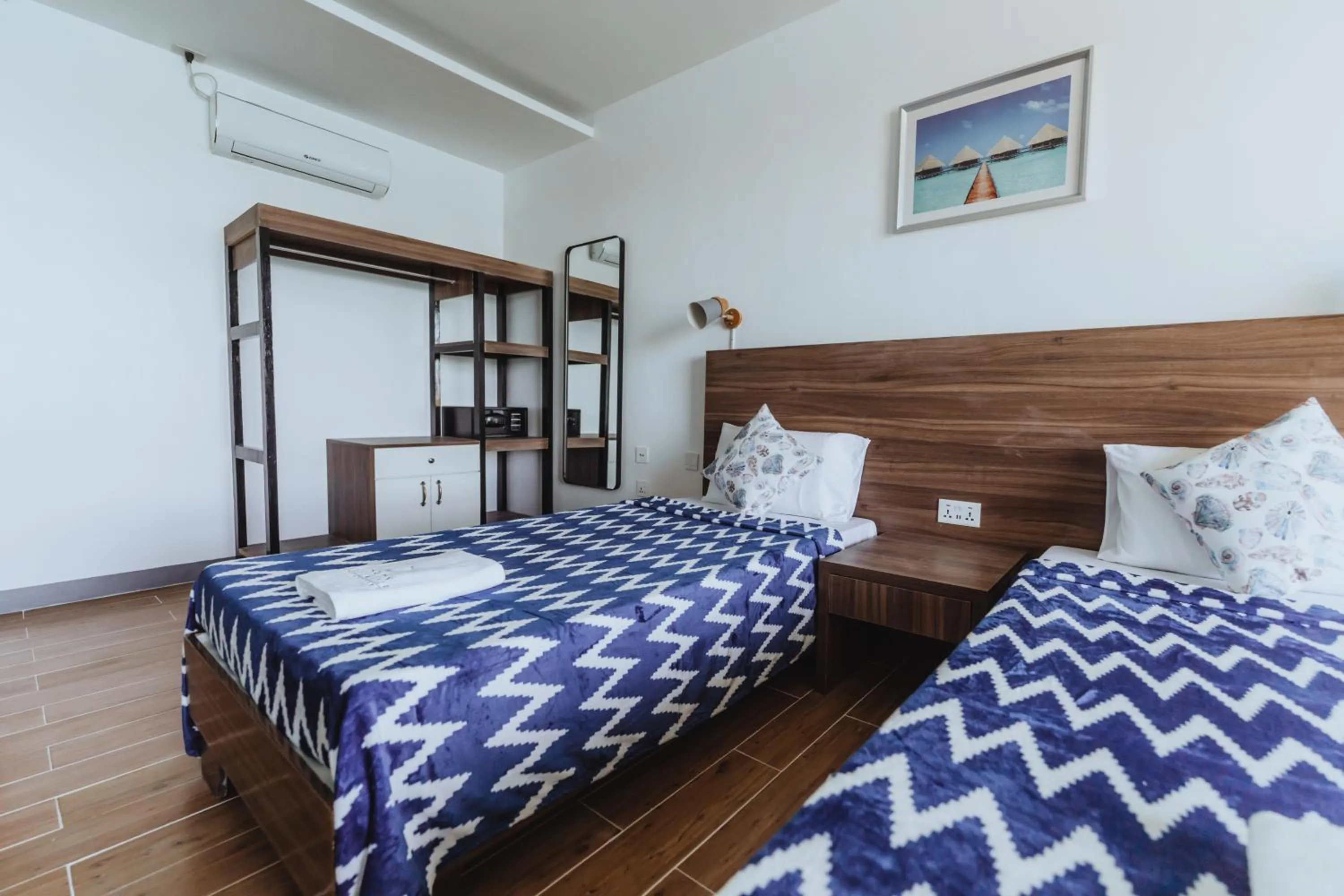 Bed in Coron Underwater Garden Resort