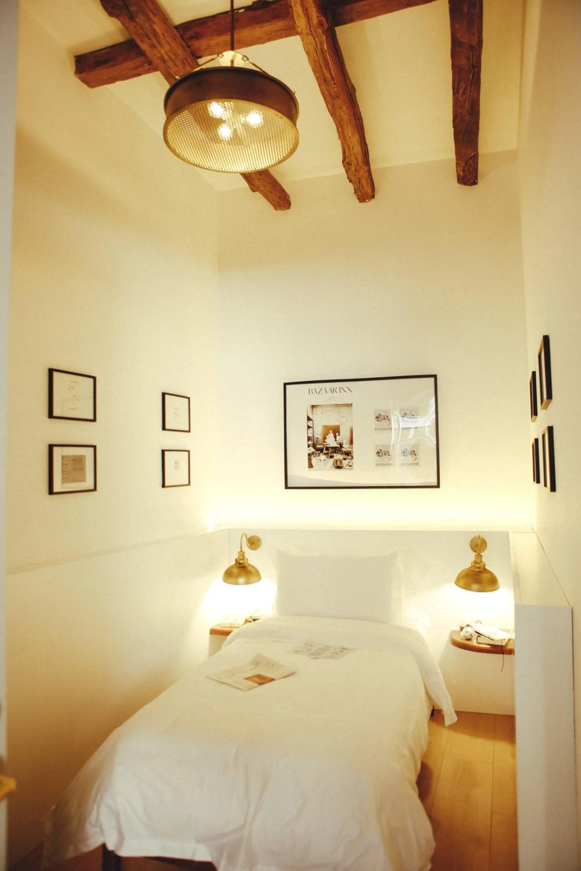 Bed in Bazaar Inn Hotel